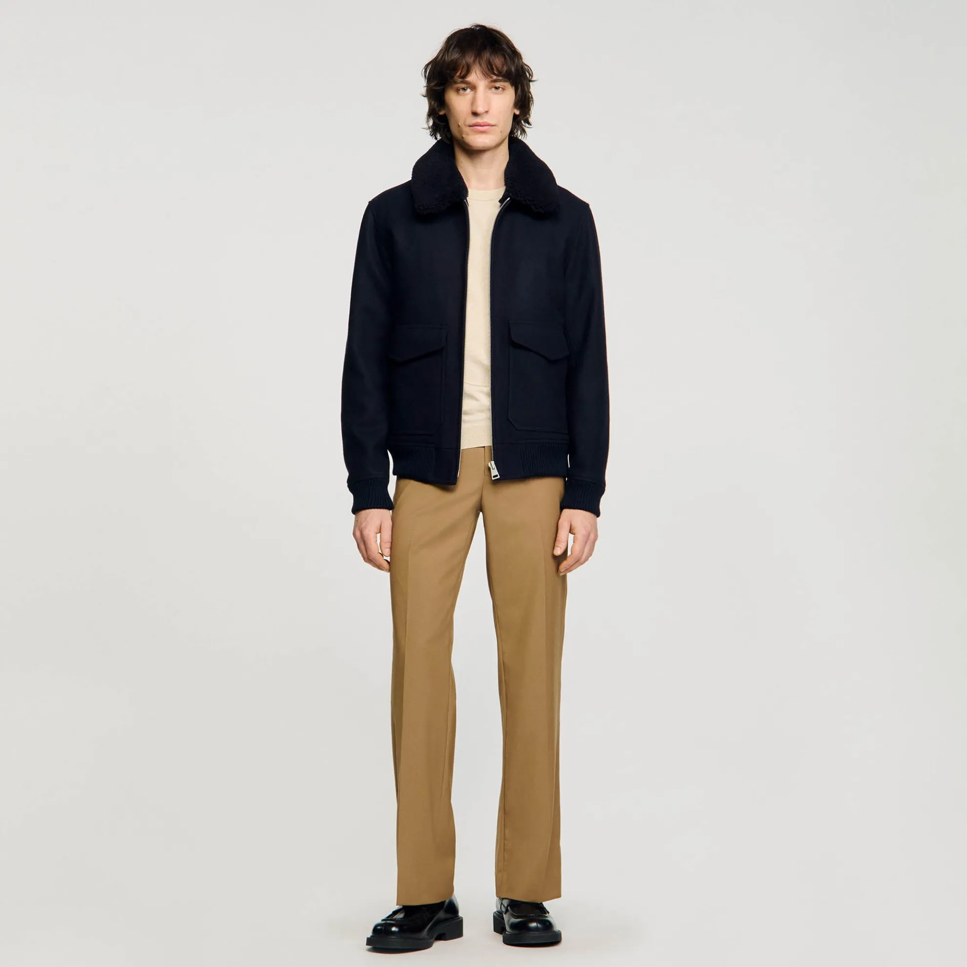 Aviator Pilotenjack Van Wol