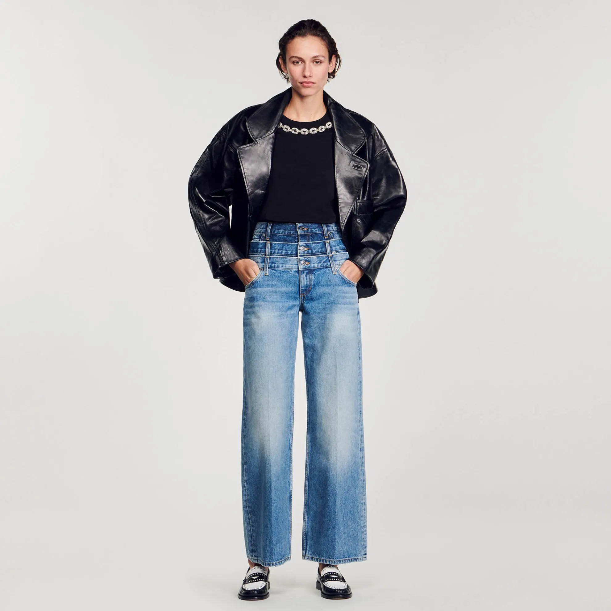 Biologisch Katoenen Shirt Met Sierkraag