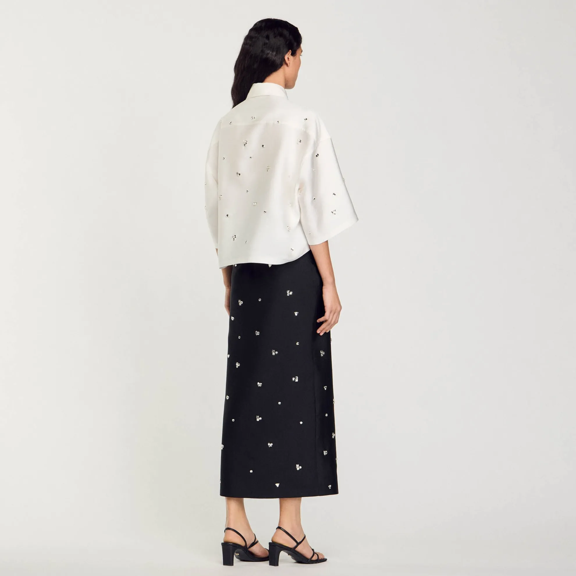 Blouse Versierd Met Stras