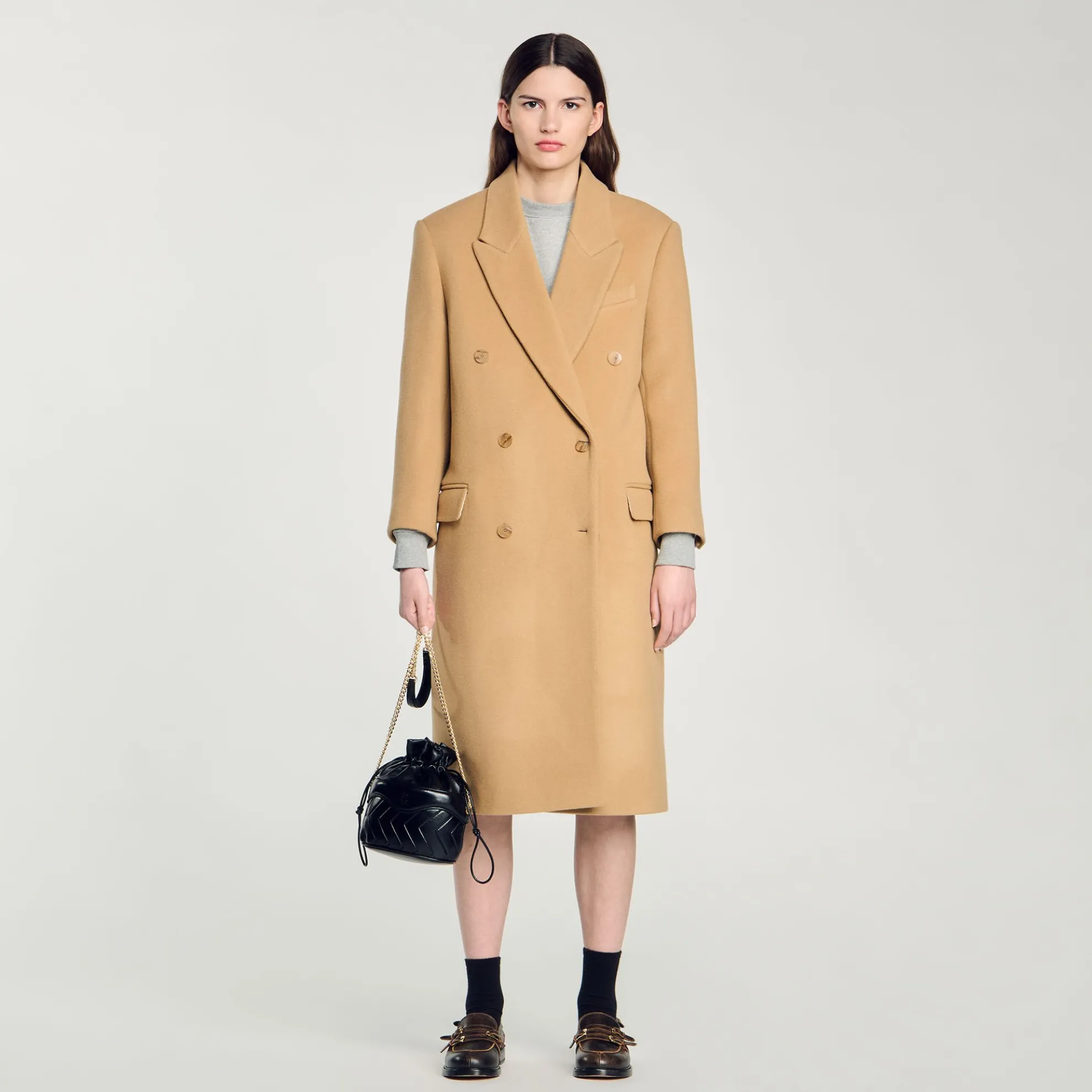 Buckettas Le Bonbon Leer Gewatteerd