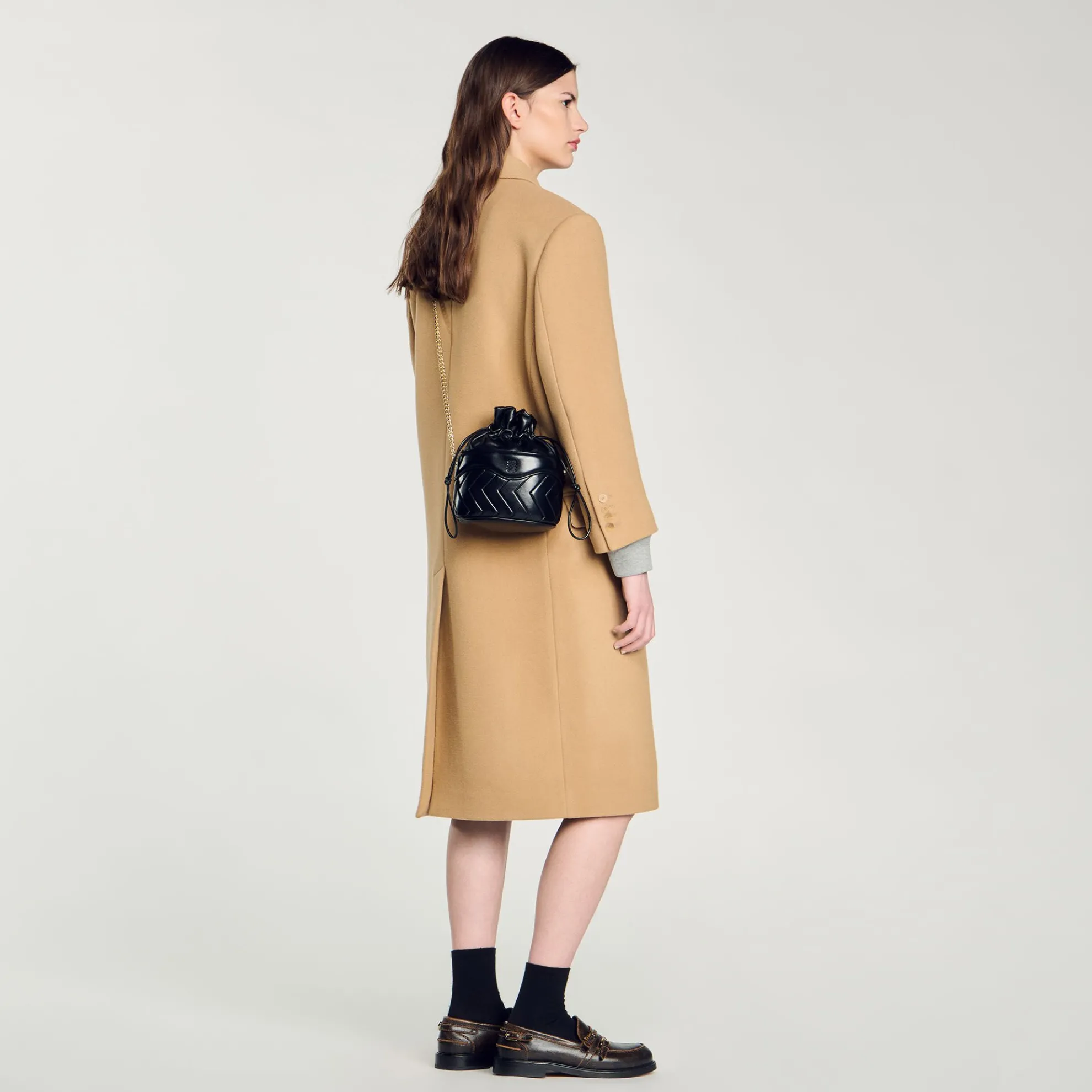 Buckettas Le Bonbon Leer Gewatteerd