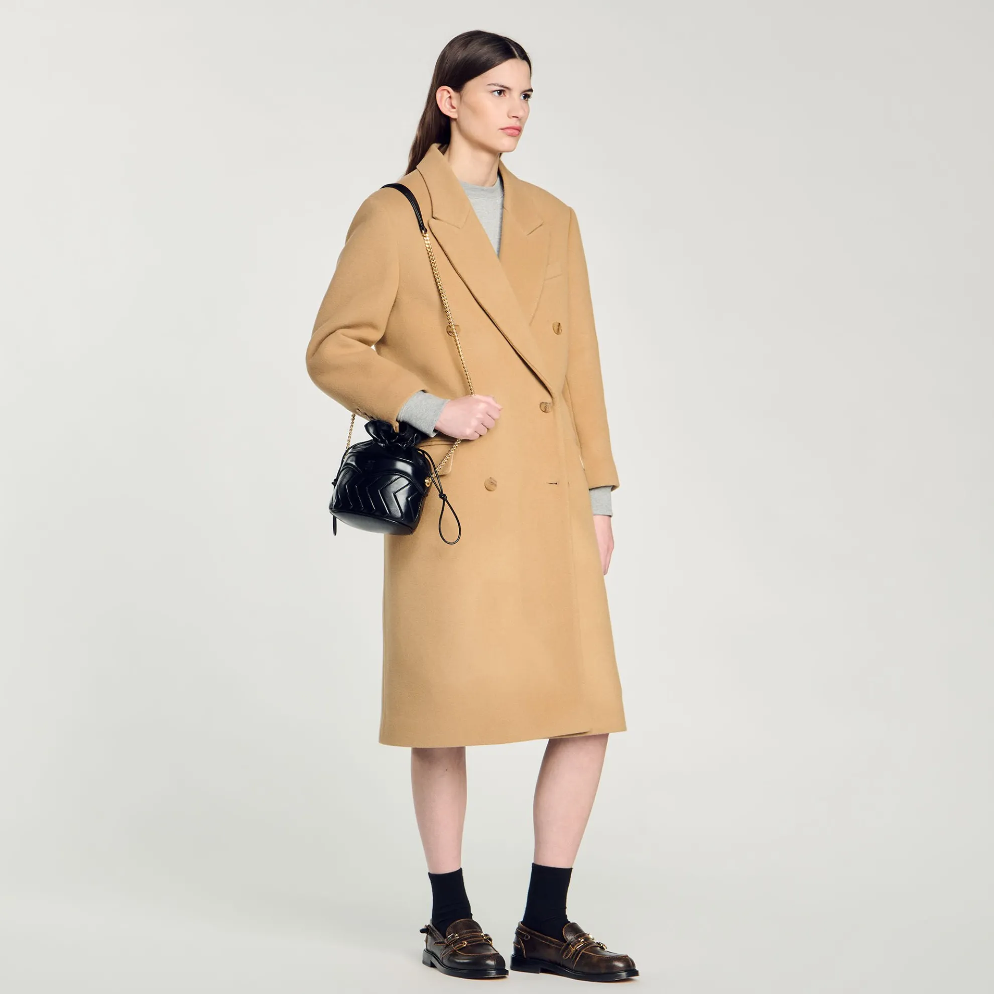 Buckettas Le Bonbon Leer Gewatteerd