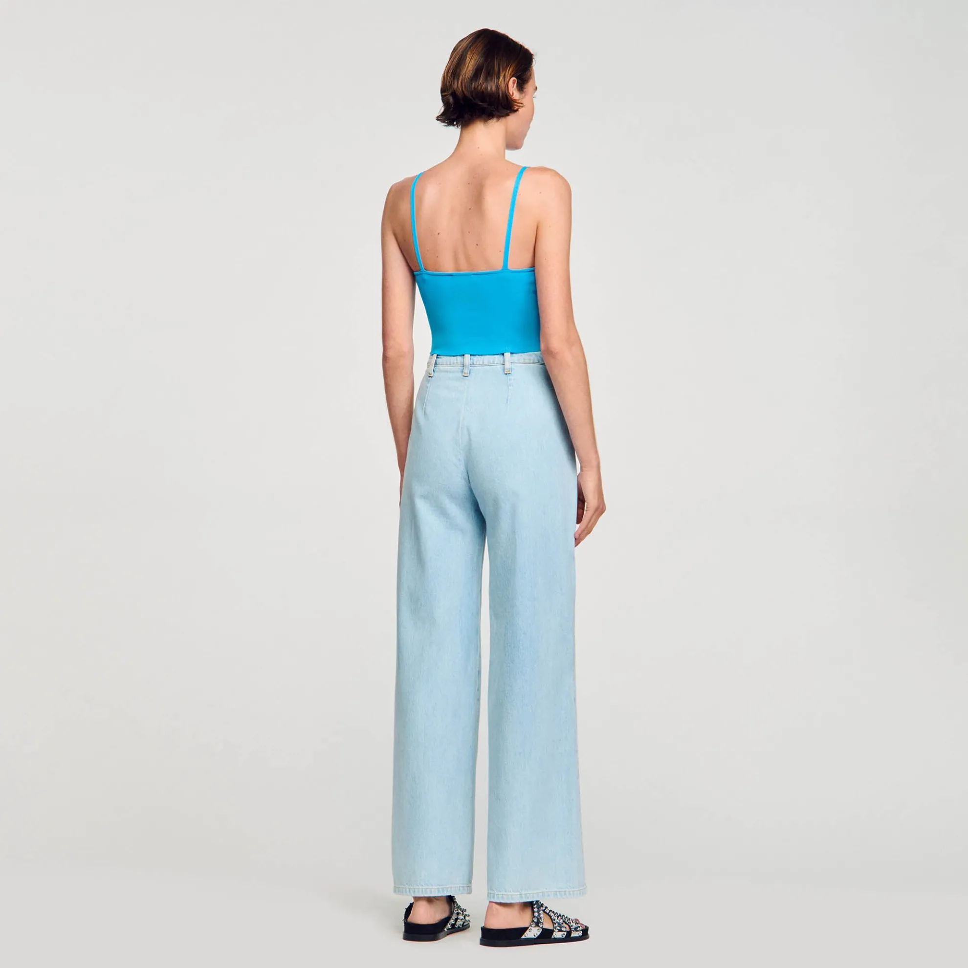 Bustier Top Met Stras Schelpen