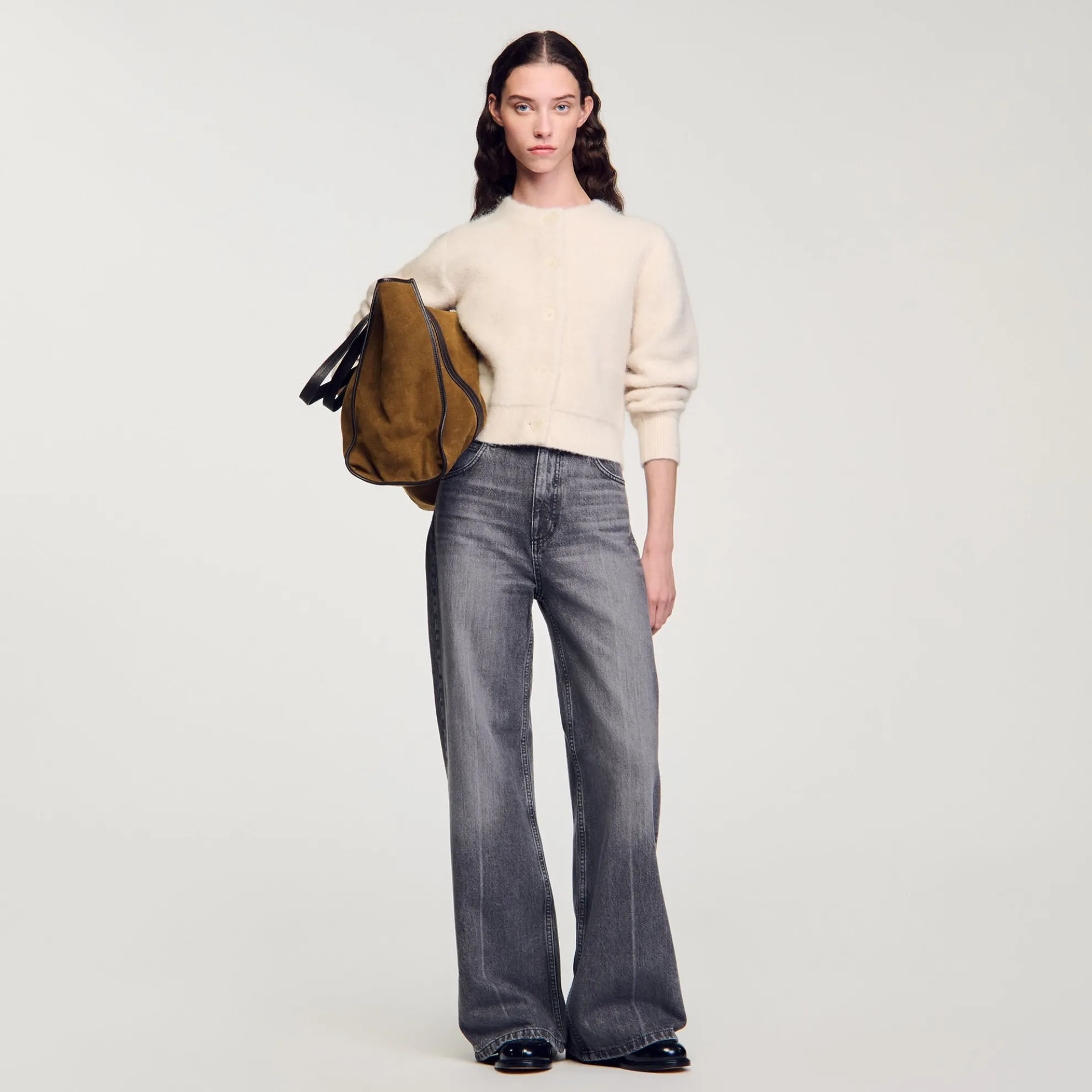 Cardigan Vest Kort Gebreid Donzig