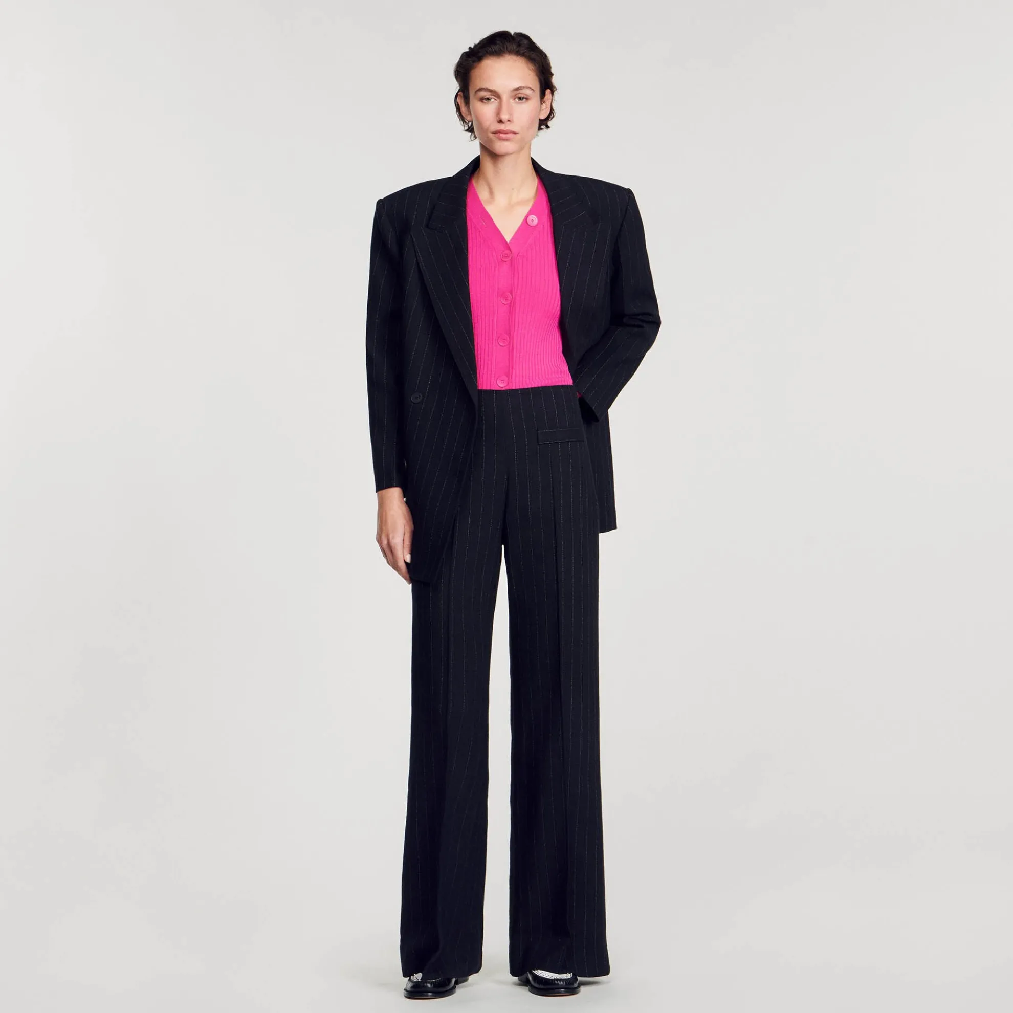 Cardigan Vest Ribgebreid