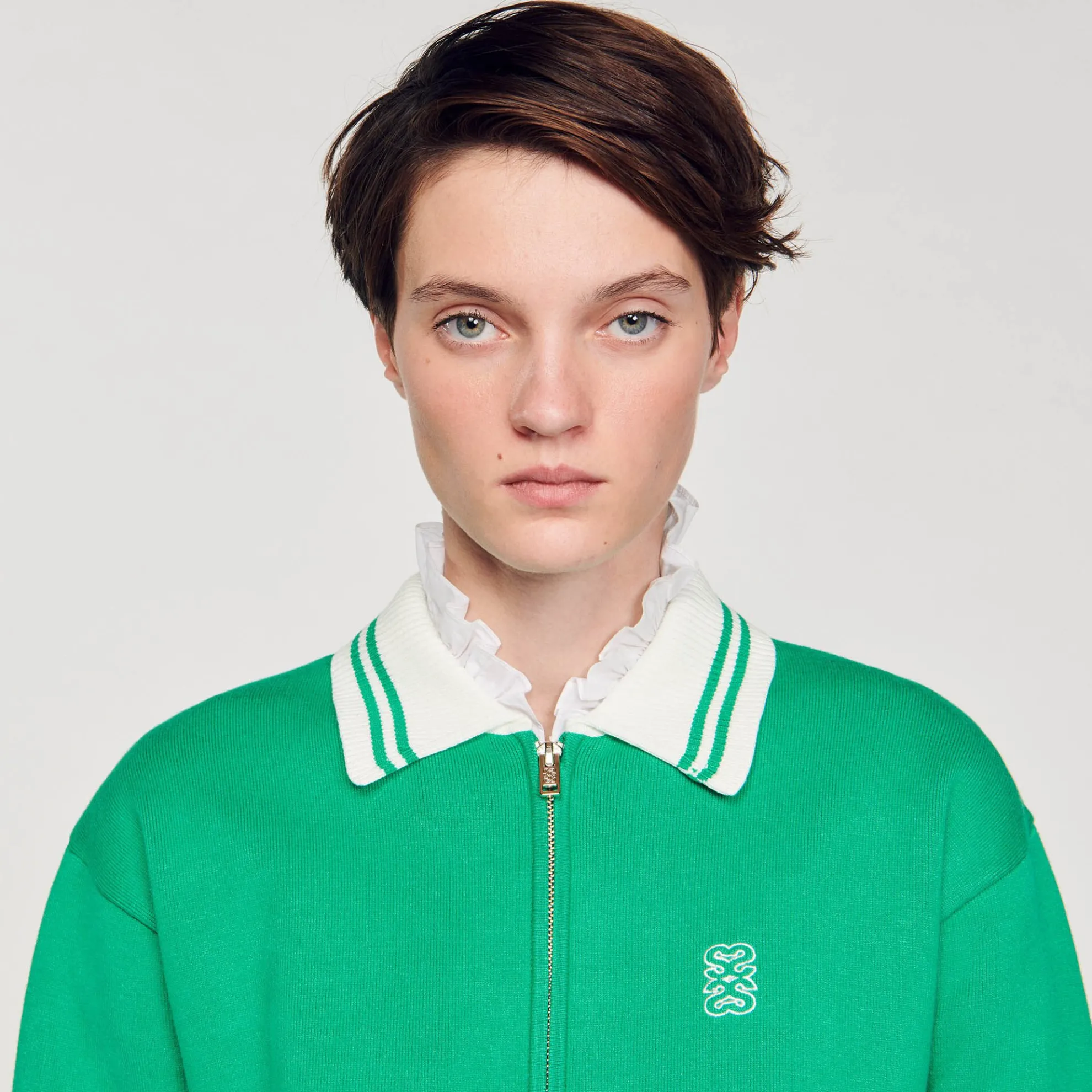 Cardigan Vest Teddy Ritssluiting