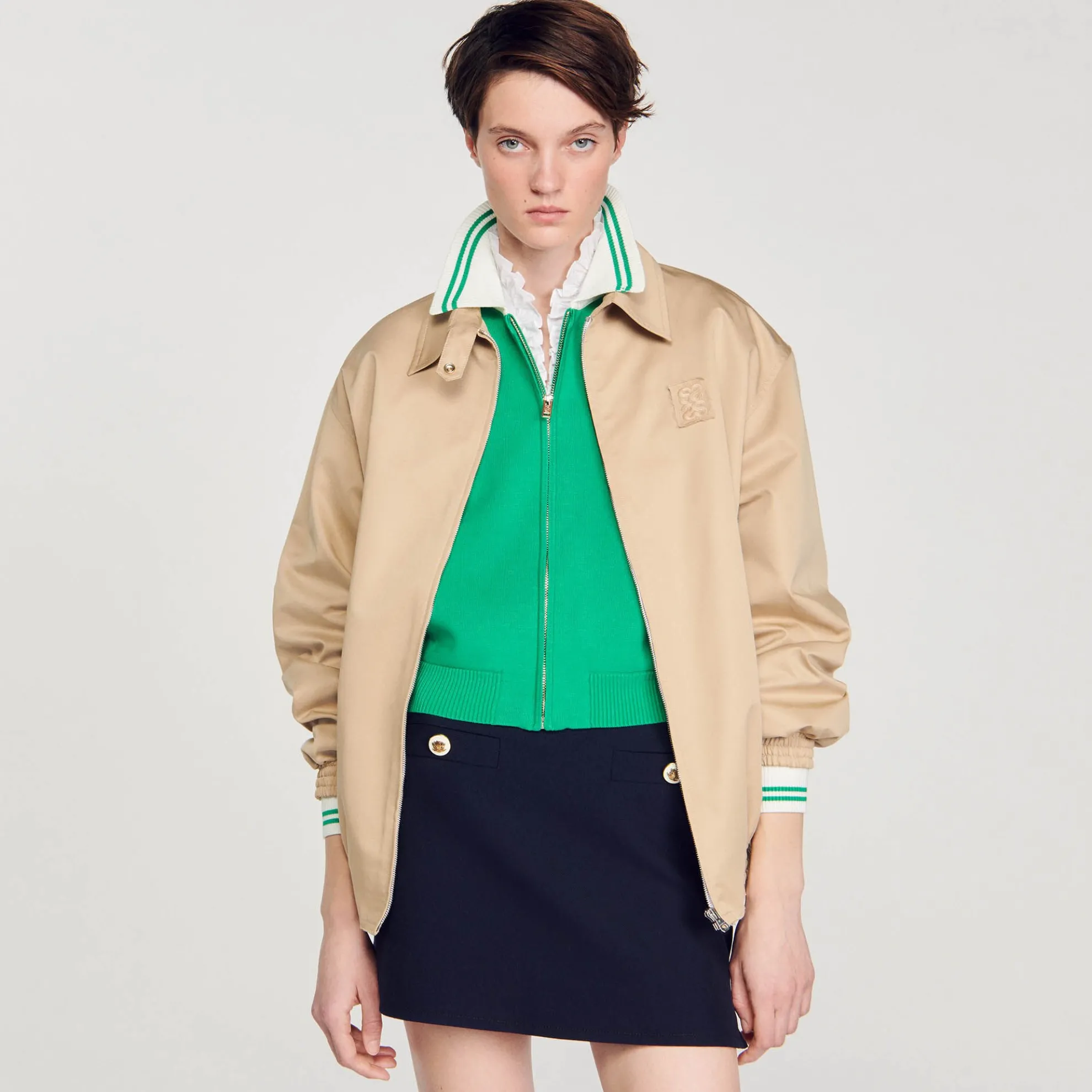 Cardigan Vest Teddy Ritssluiting