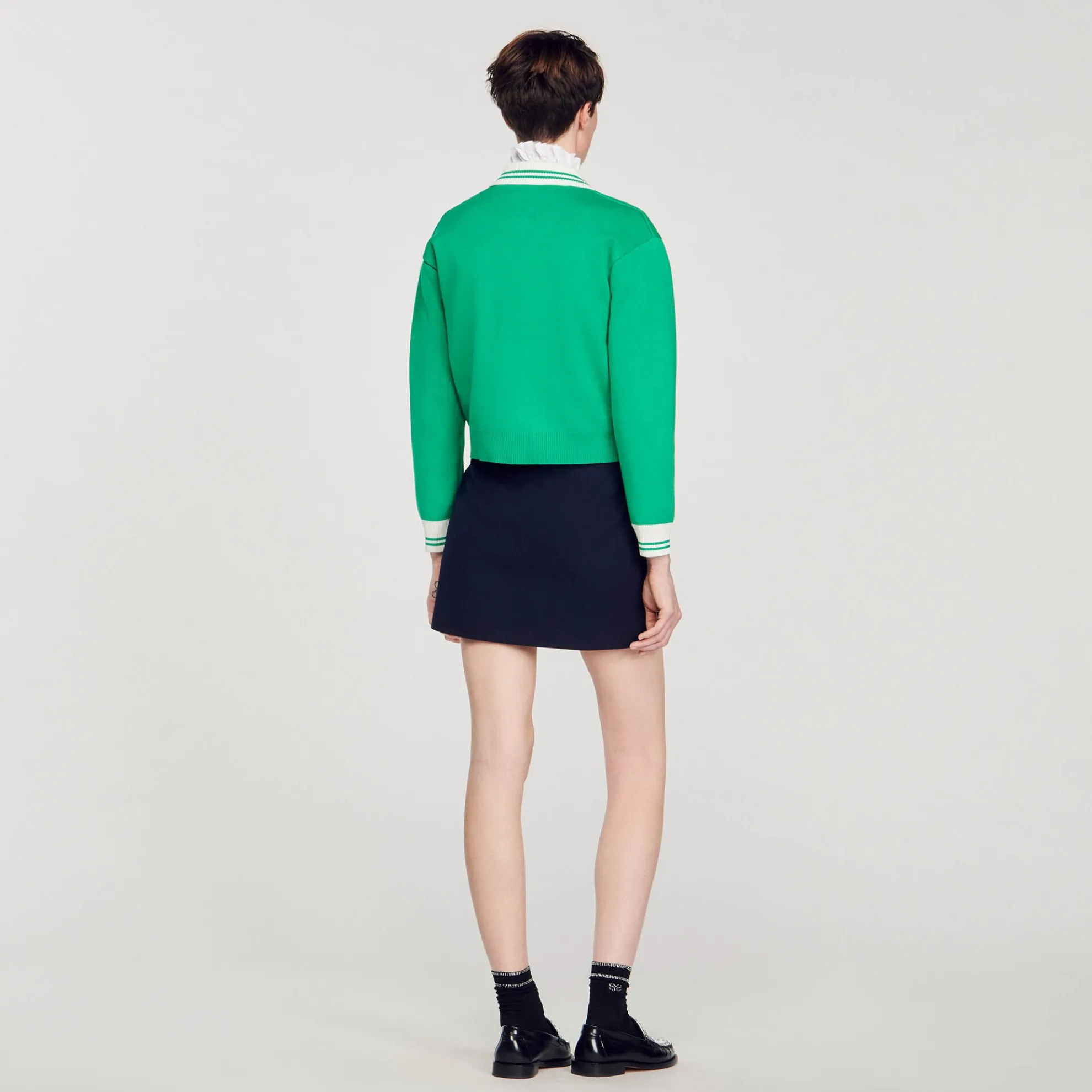 Cardigan Vest Teddy Ritssluiting