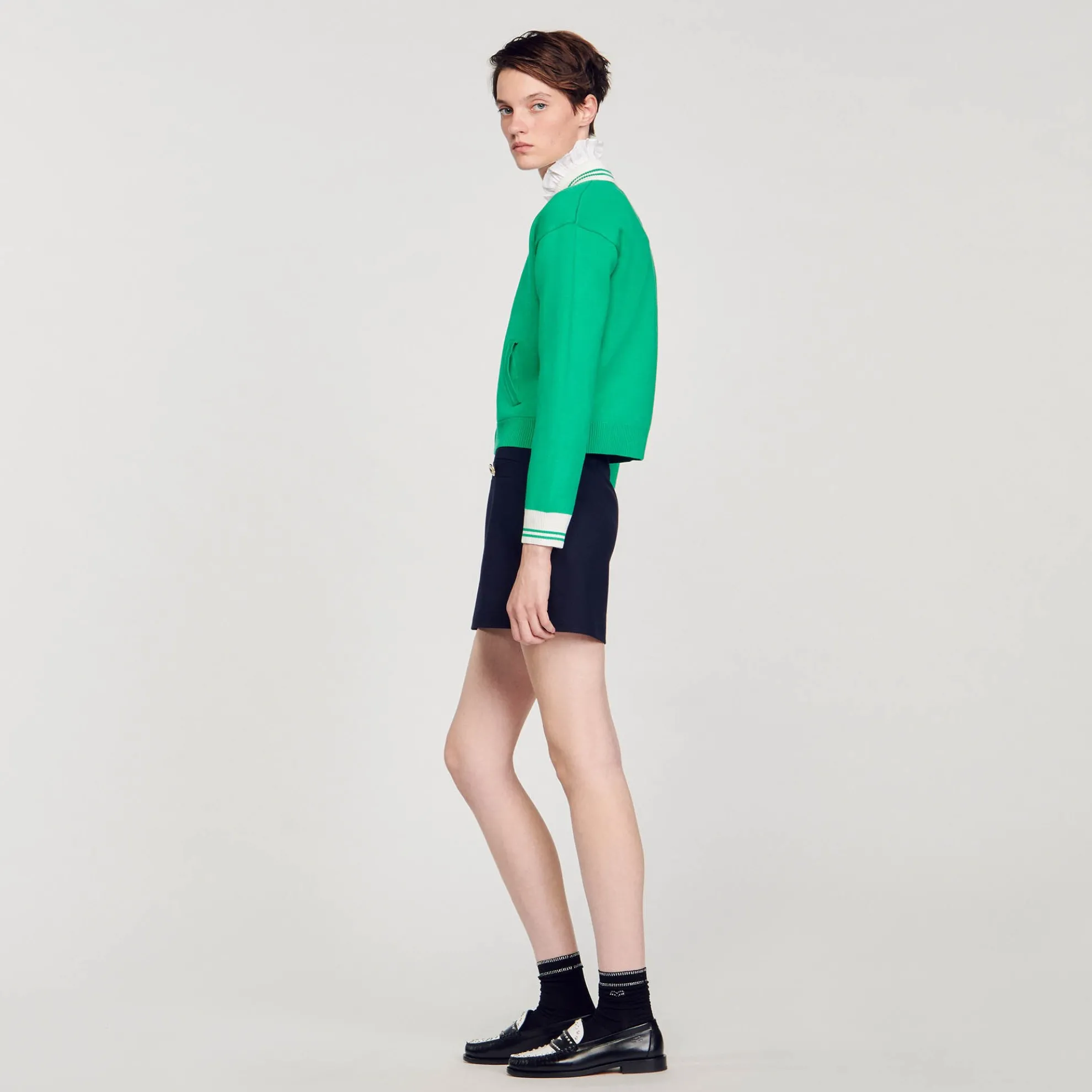 Cardigan Vest Teddy Ritssluiting