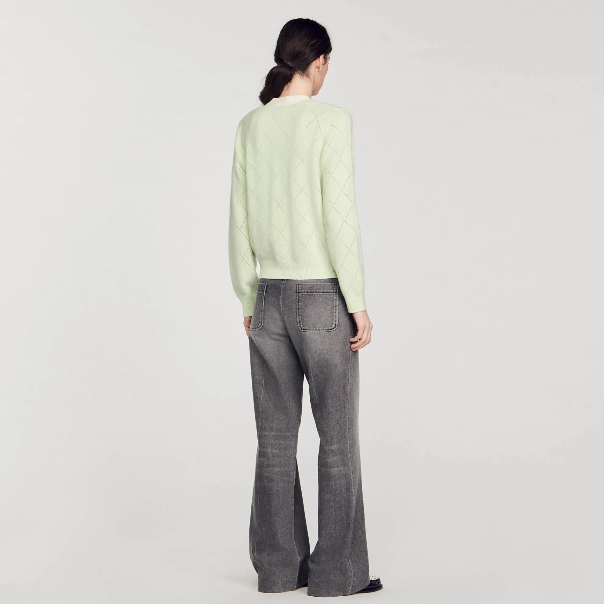 Cardigan Vest Tweekleurig