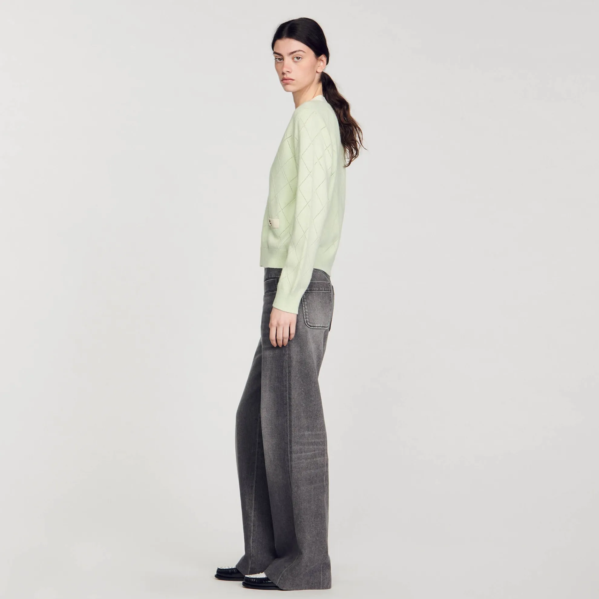 Cardigan Vest Tweekleurig