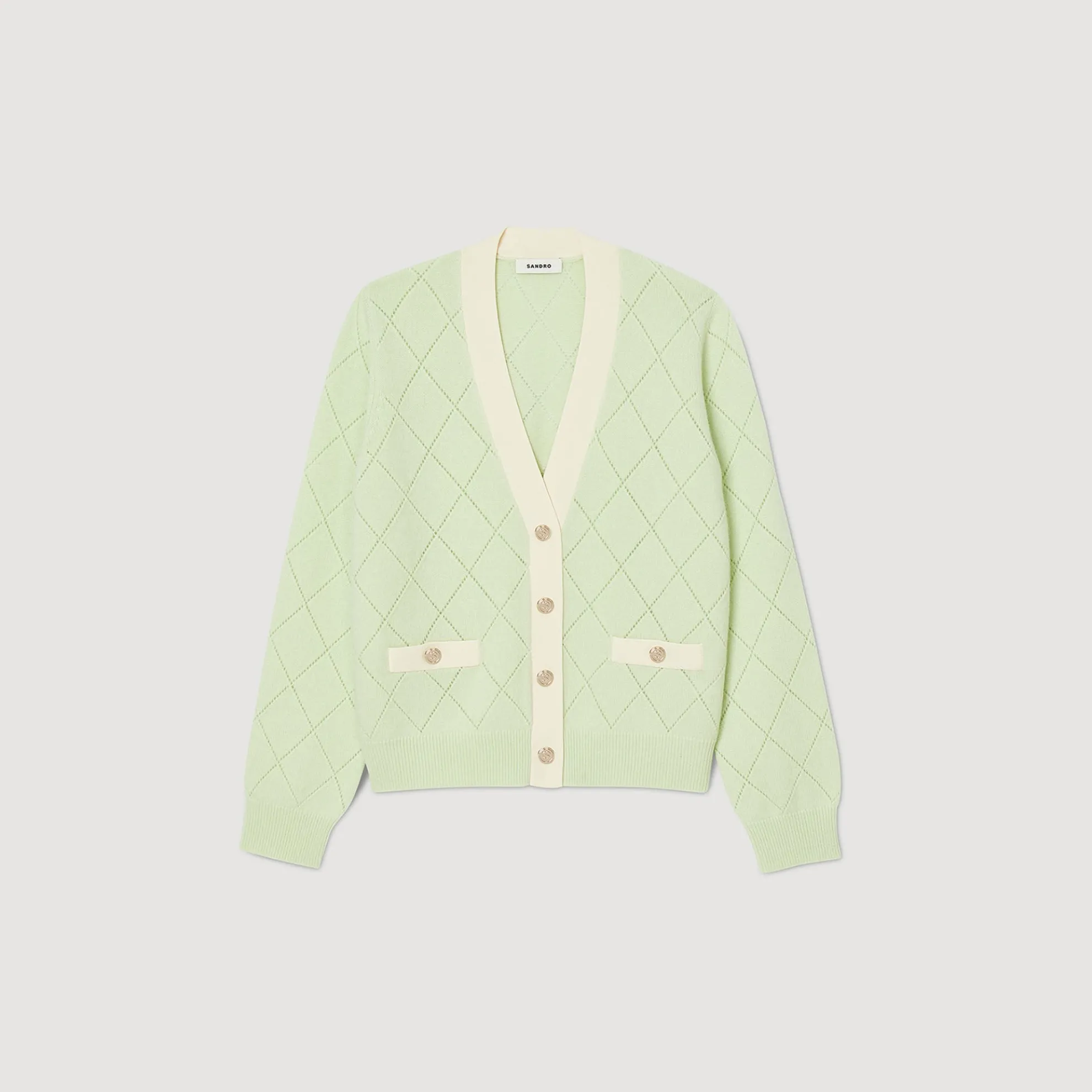 Cardigan Vest Tweekleurig