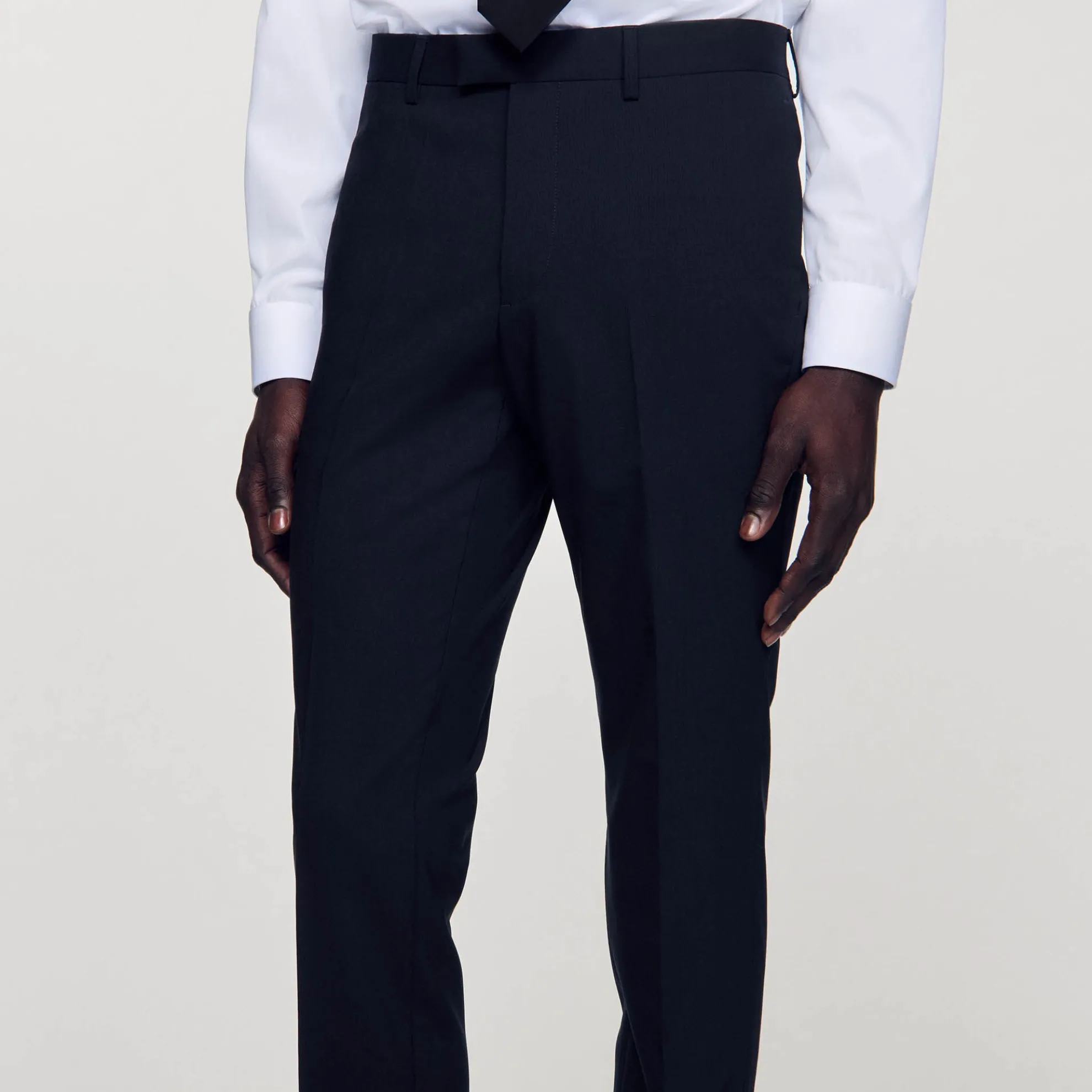 Classic Wool Suit Trousers