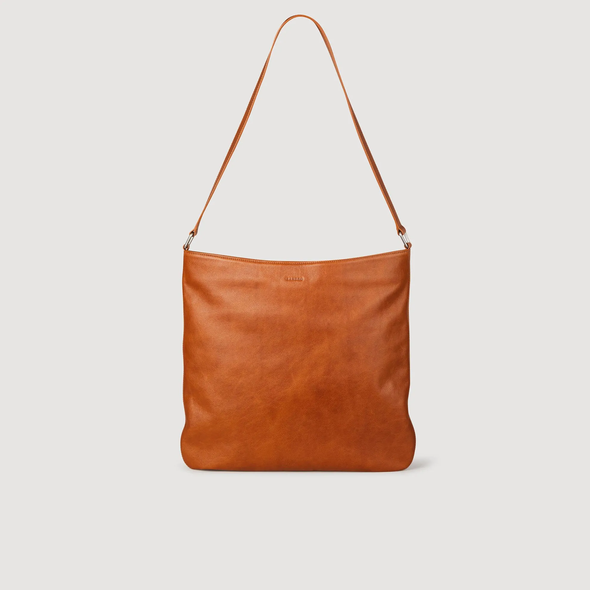 Crossbody Tas In Generfd Leer