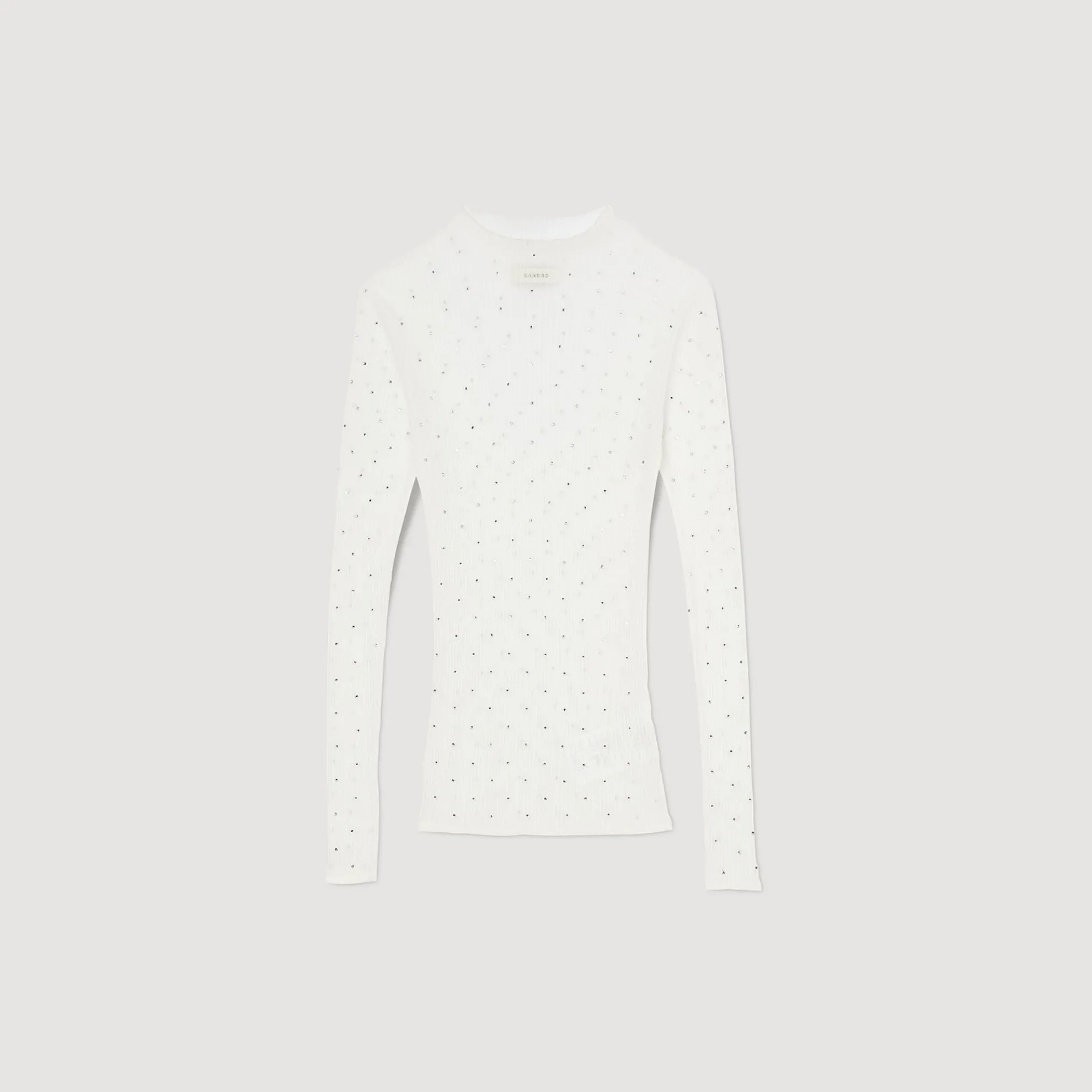 Doorzichtige Trui Met Stras