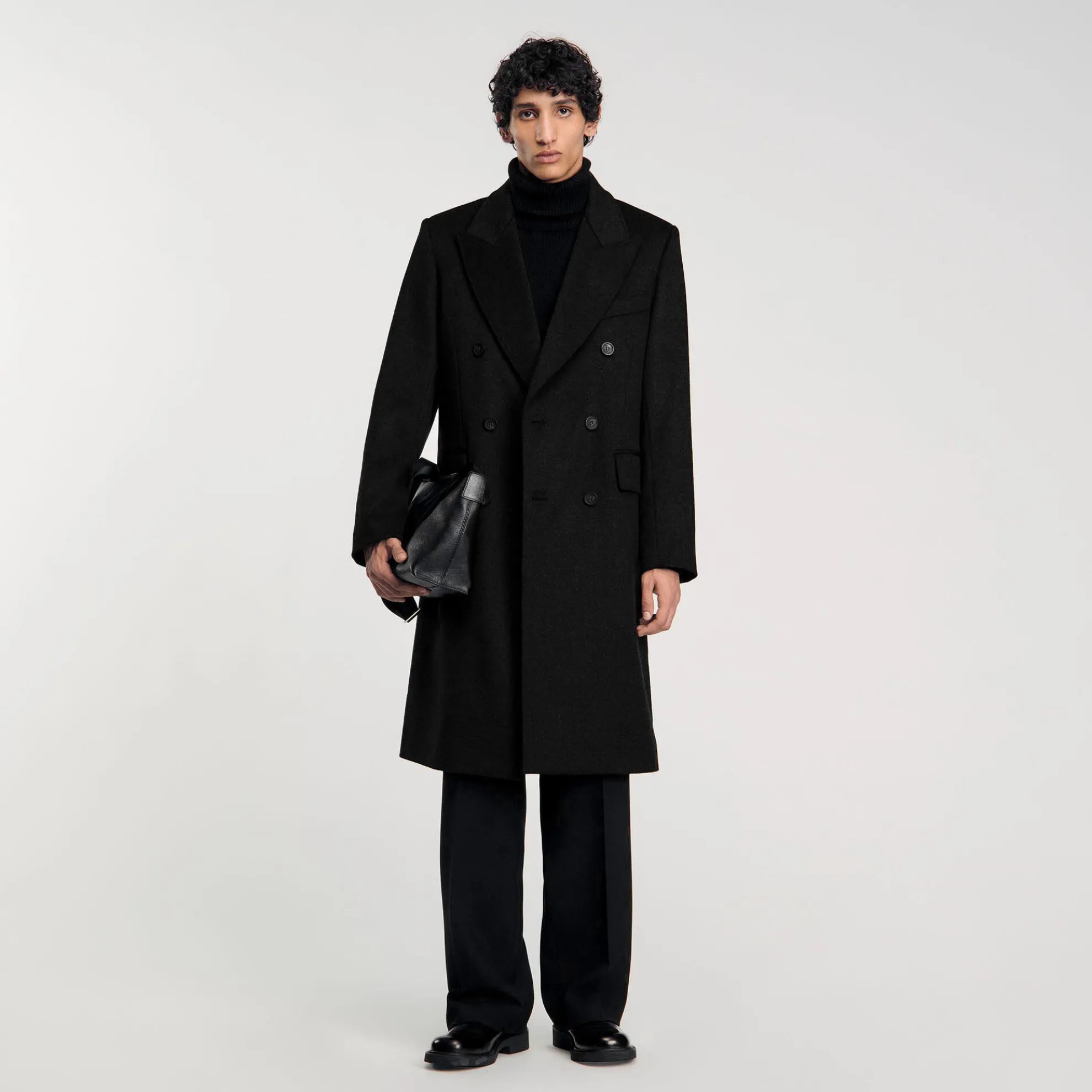 Driekwart Jas Dubbele Sluiting