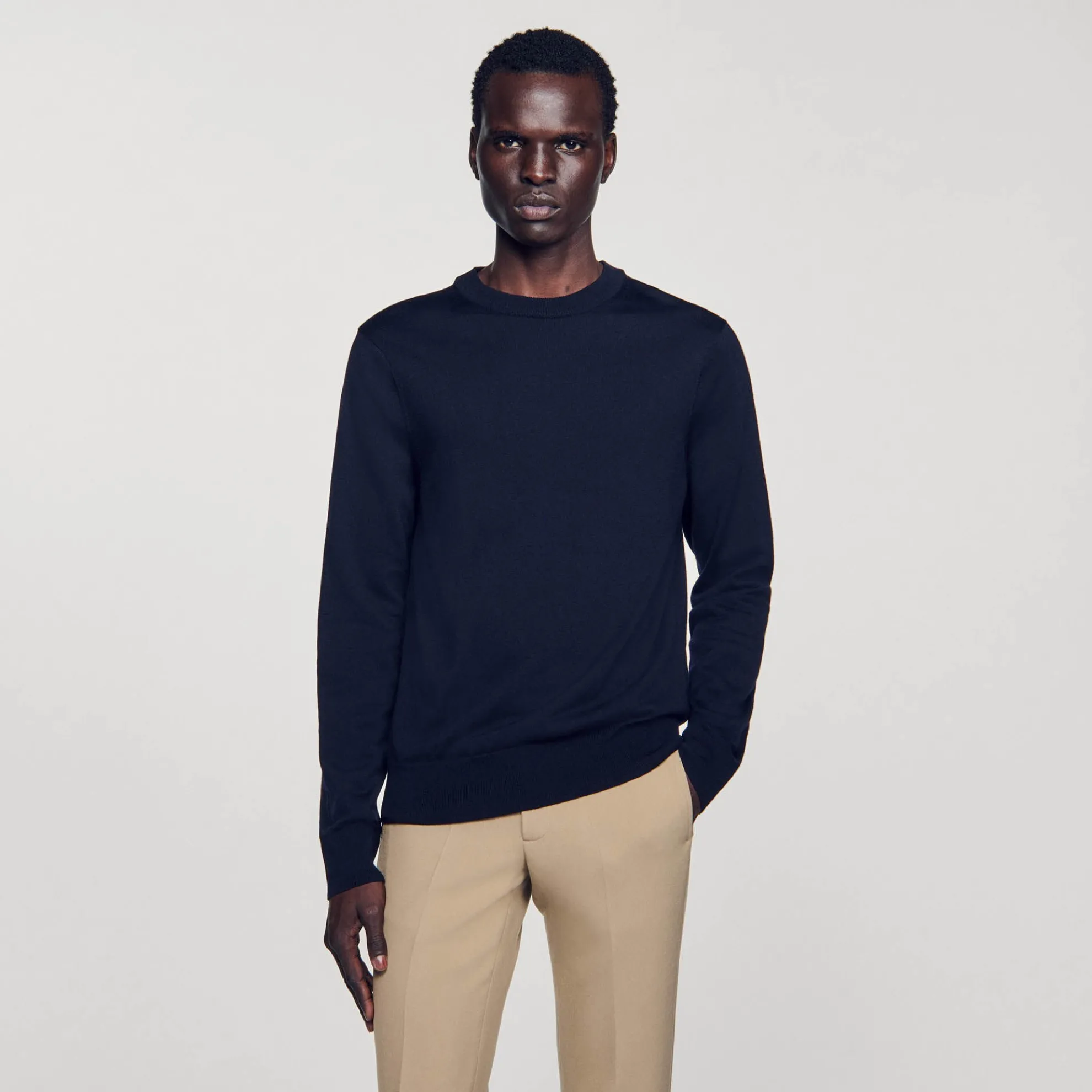 Fine Knit Wool Sweater