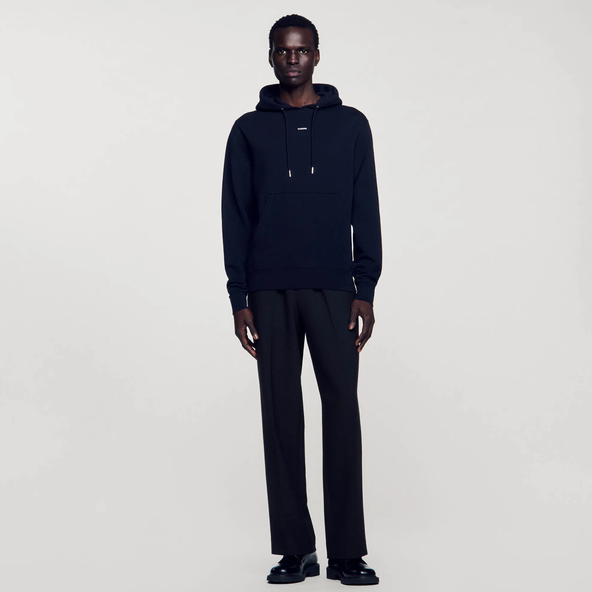 Geborduurde Herenhoody Van Biokatoen