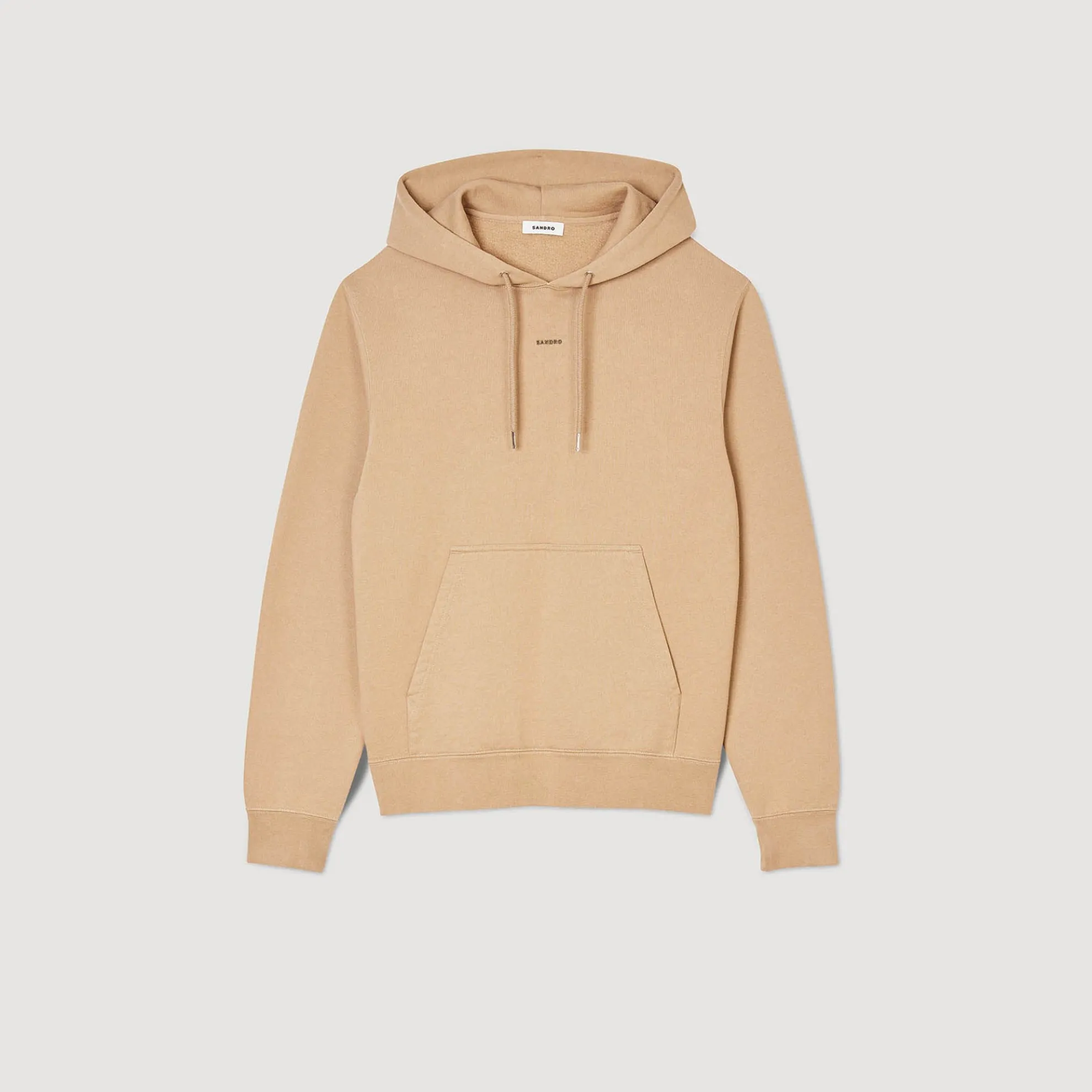 Geborduurde Herenhoody Van Biokatoen