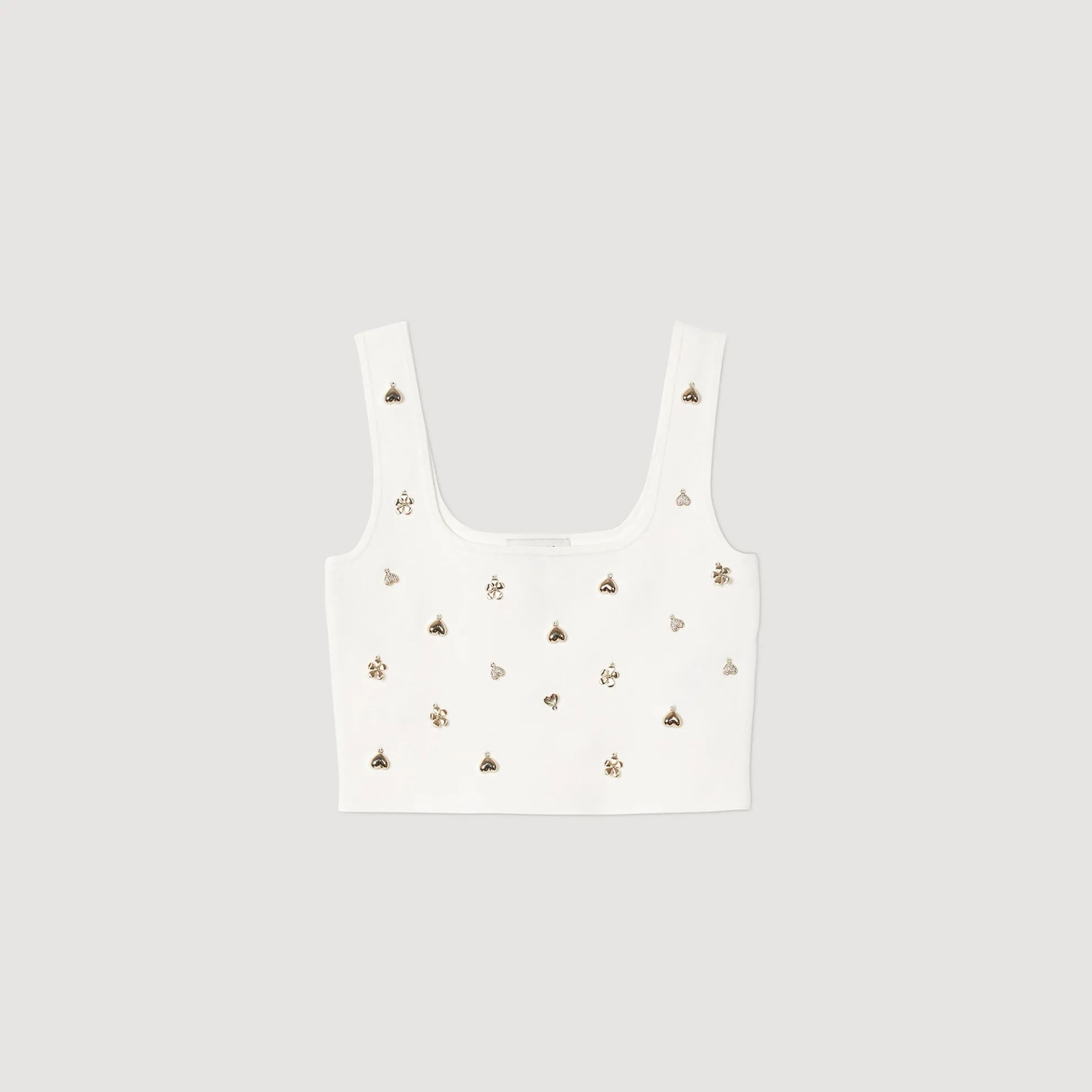 Gebreide Brassière Versierd Met Bedels