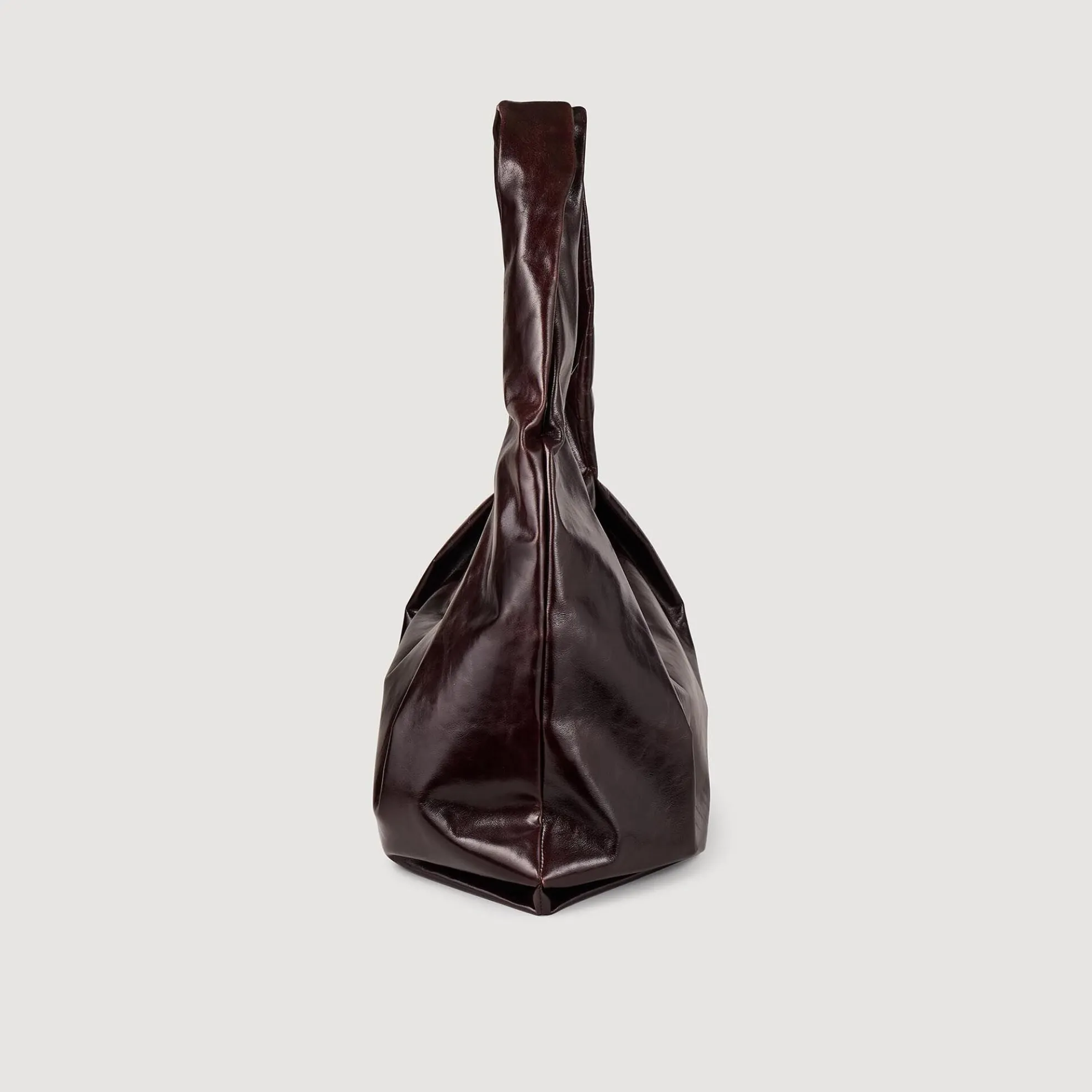 Grote Tas Van Glanzend Leer