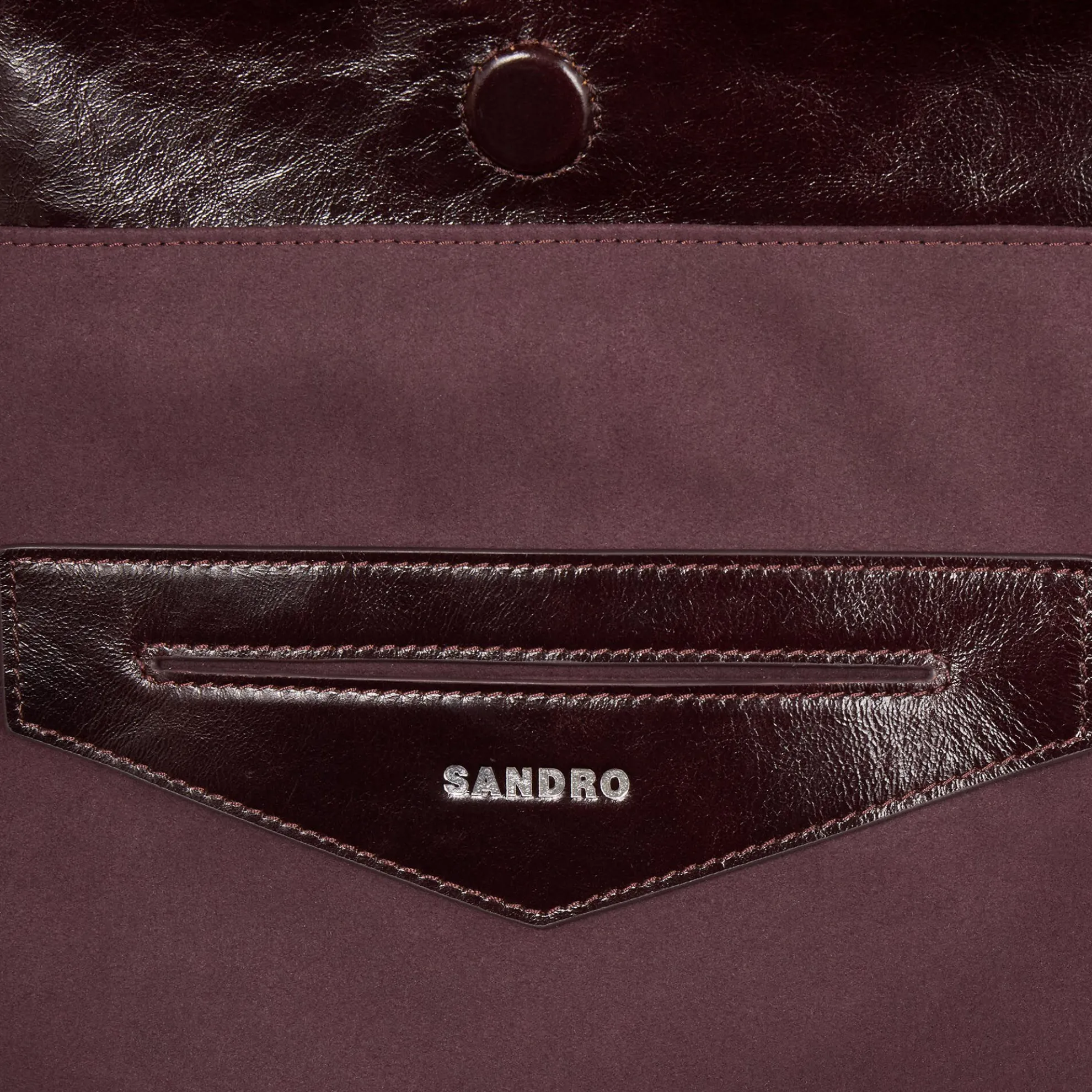 Grote Tas Van Glanzend Leer