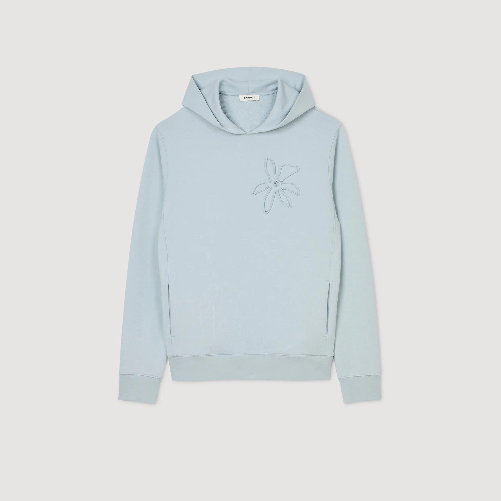 Hoodie Met Capuchon En Bloemenprint