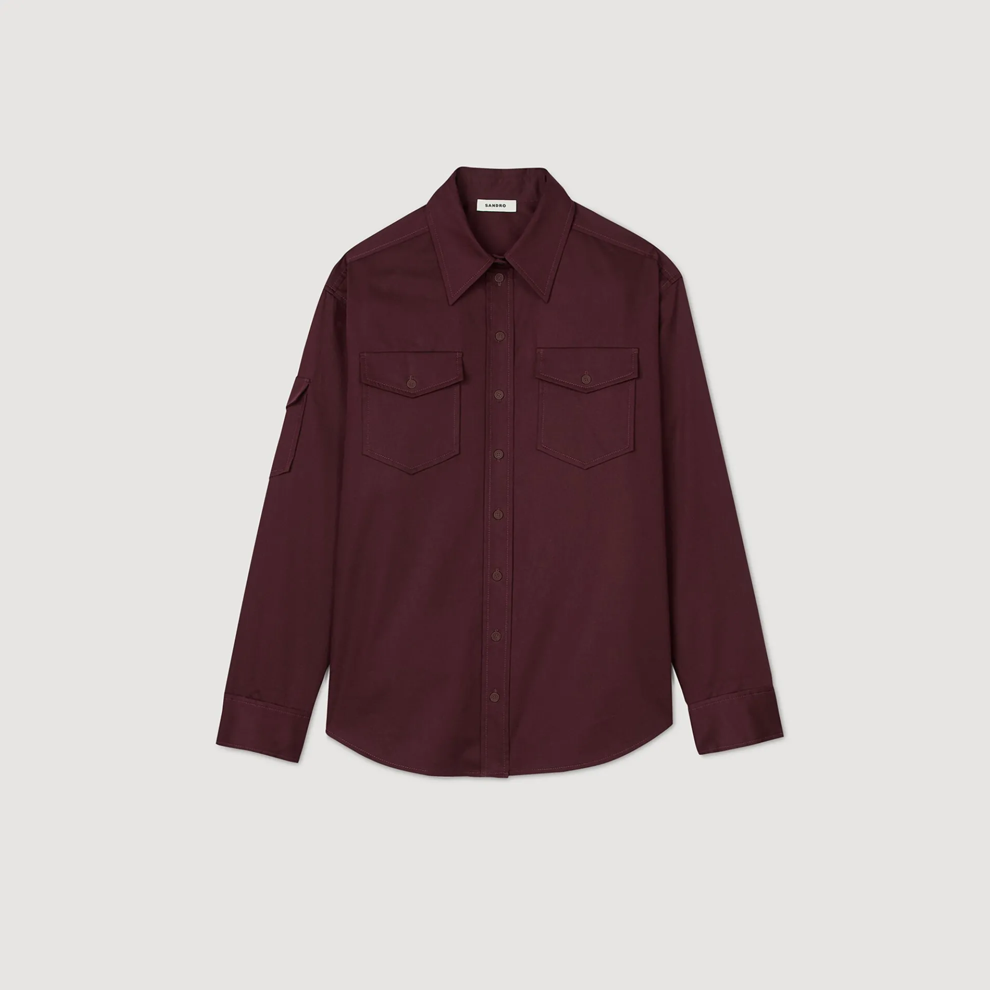 Katoenen Overhemdblouse