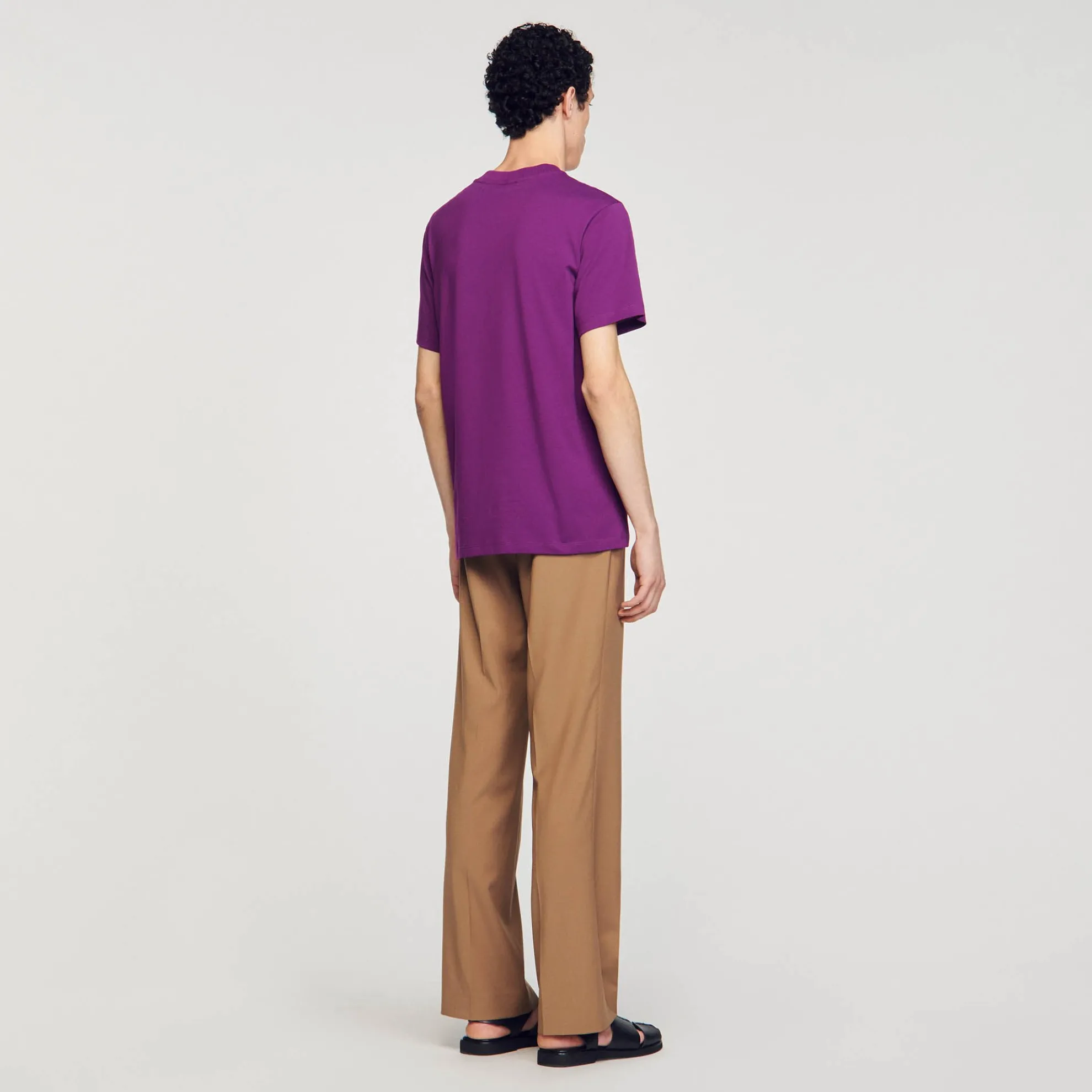 Katoenen T-shirt Met Bloem