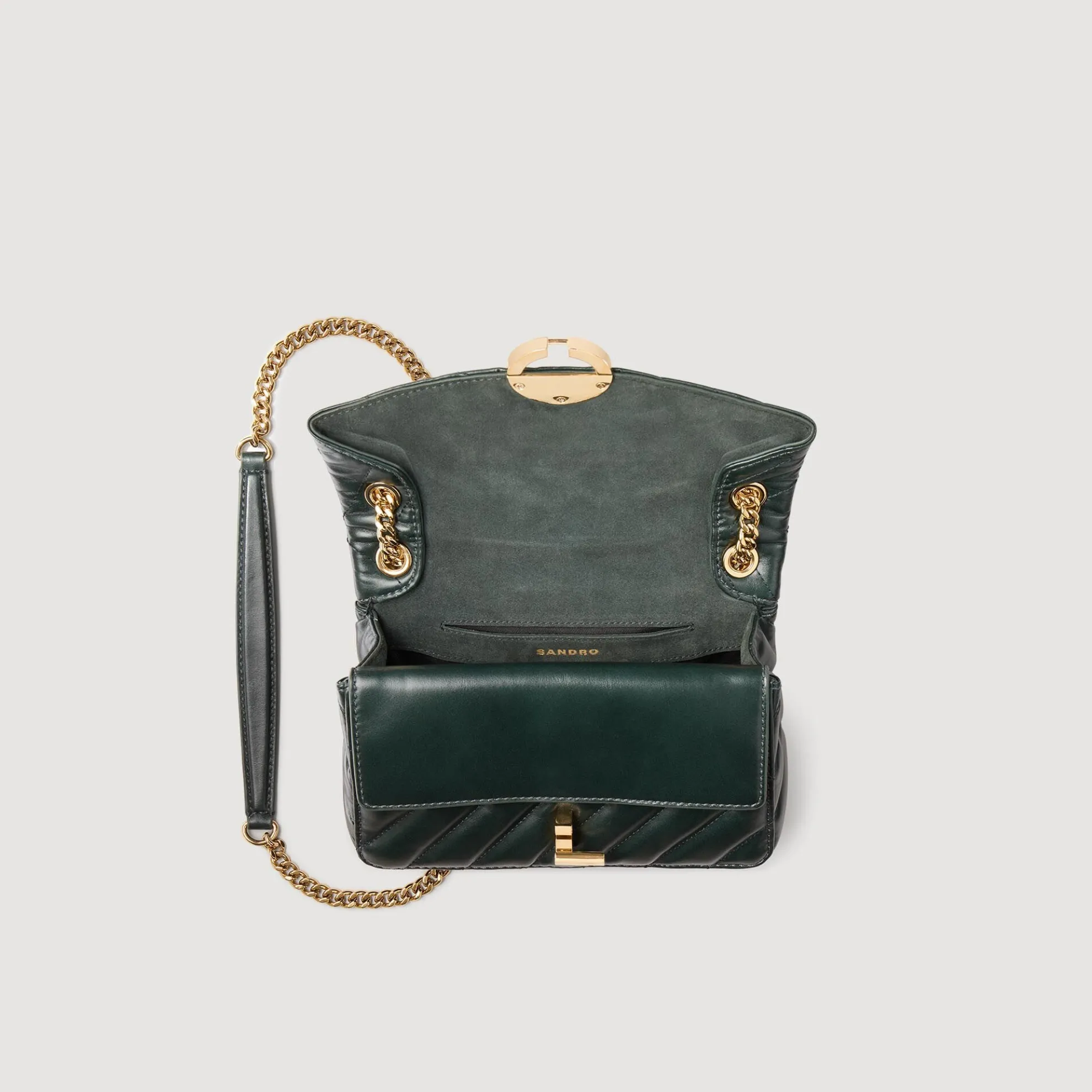 Kleine Draagtas Yza Glad Leer