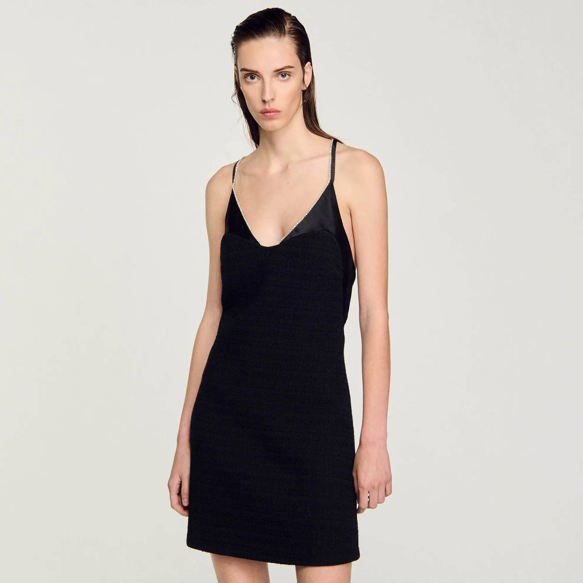 Korte Jurk Bandjes Met Stras