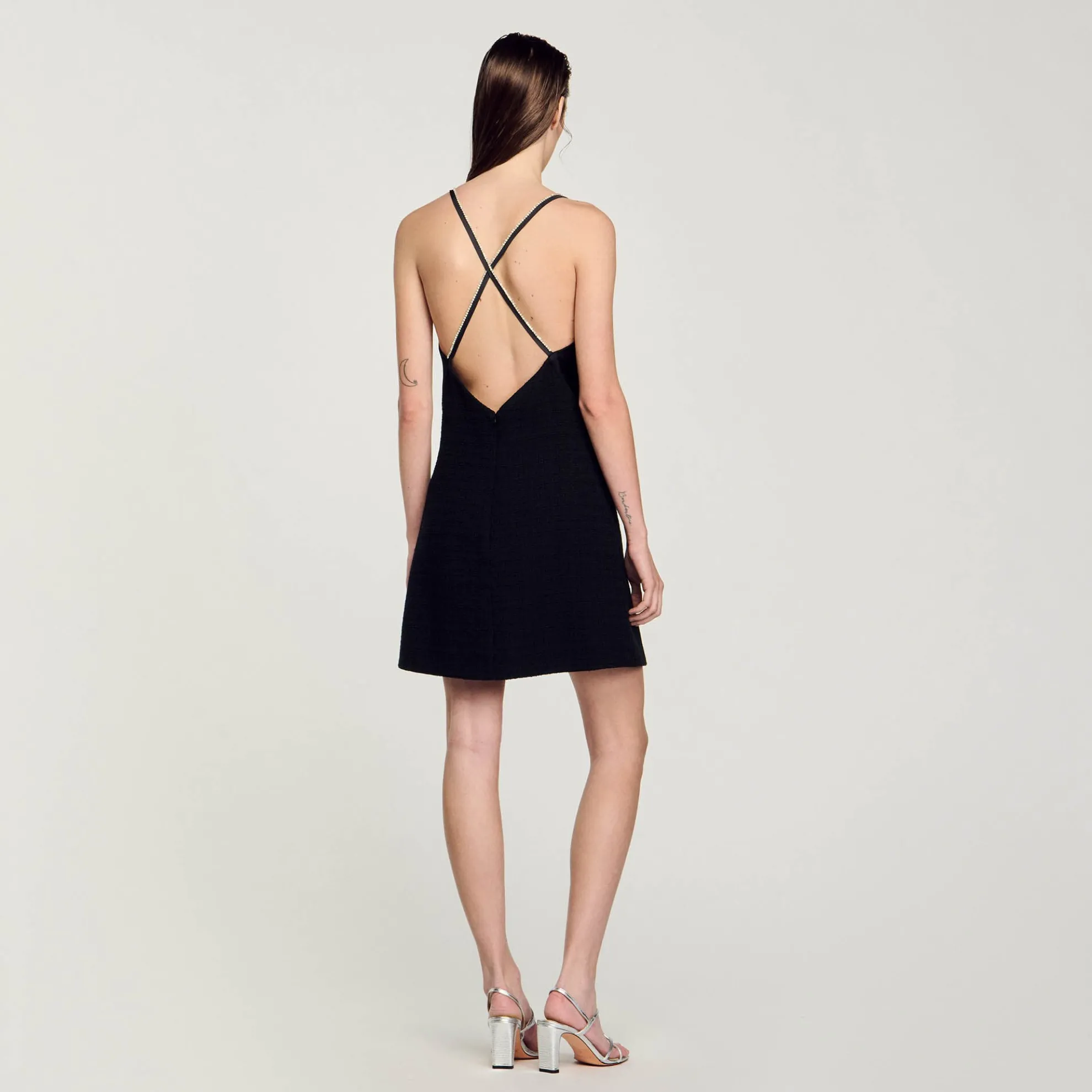 Korte Jurk Bandjes Met Stras