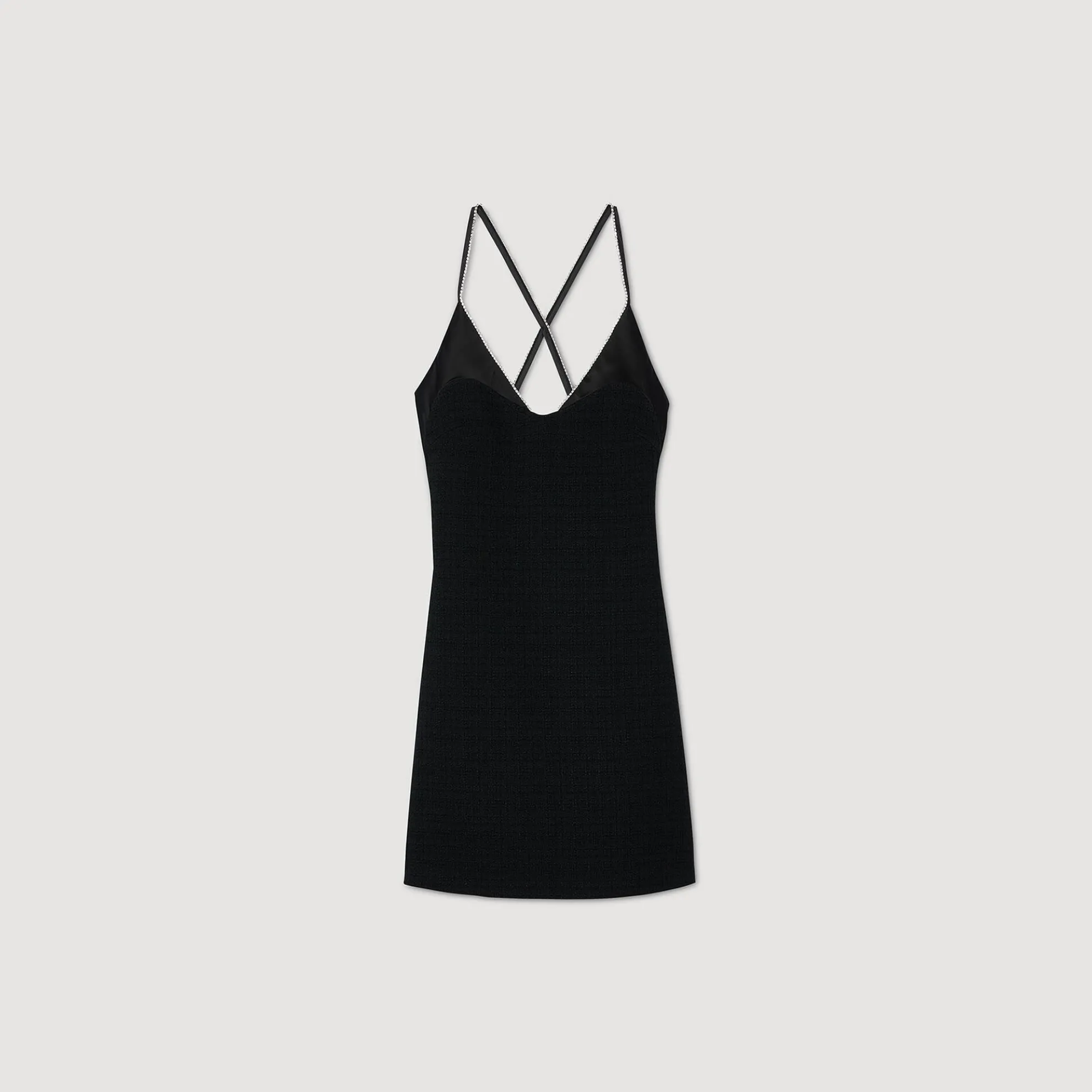 Korte Jurk Bandjes Met Stras