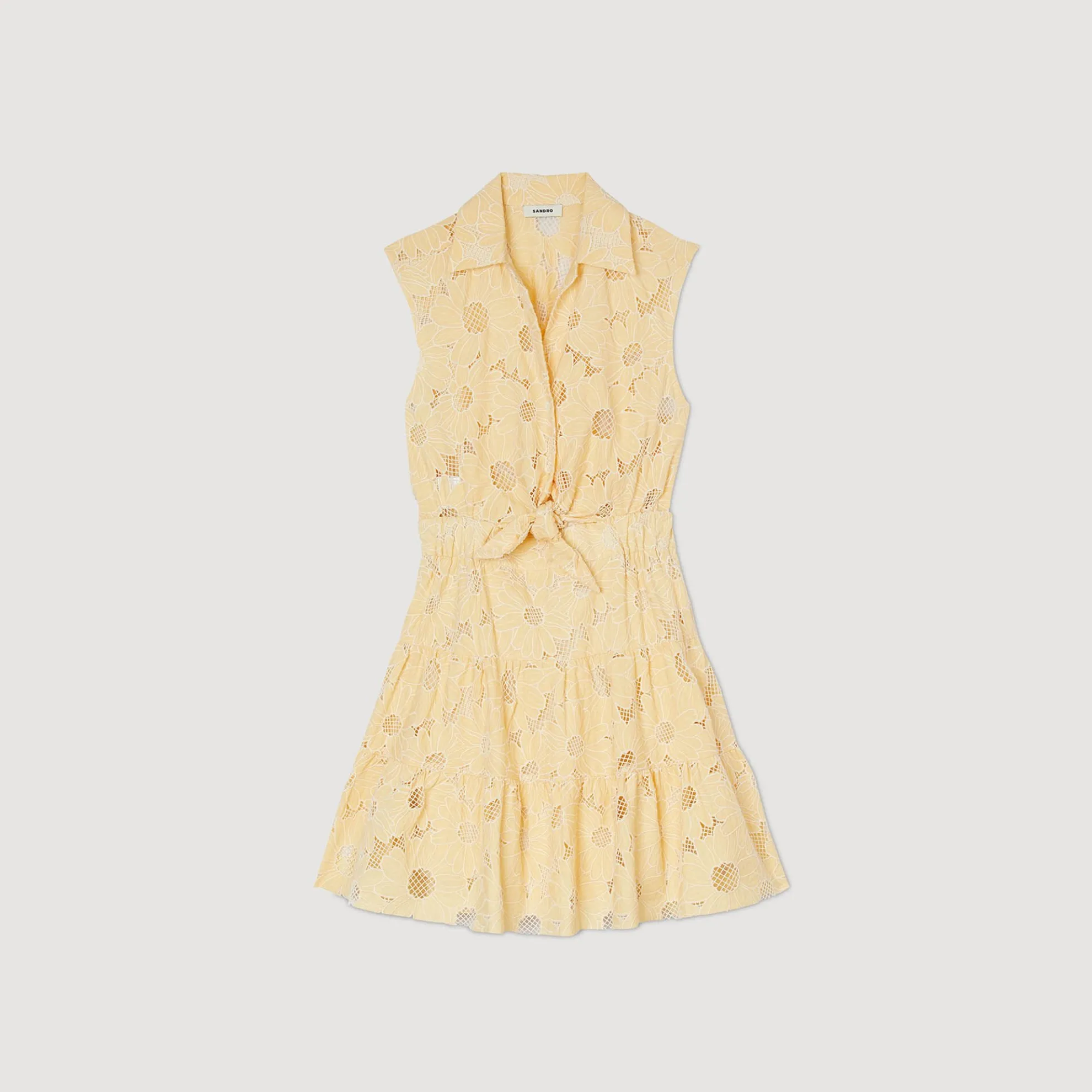 Korte Jurk Geborduurd