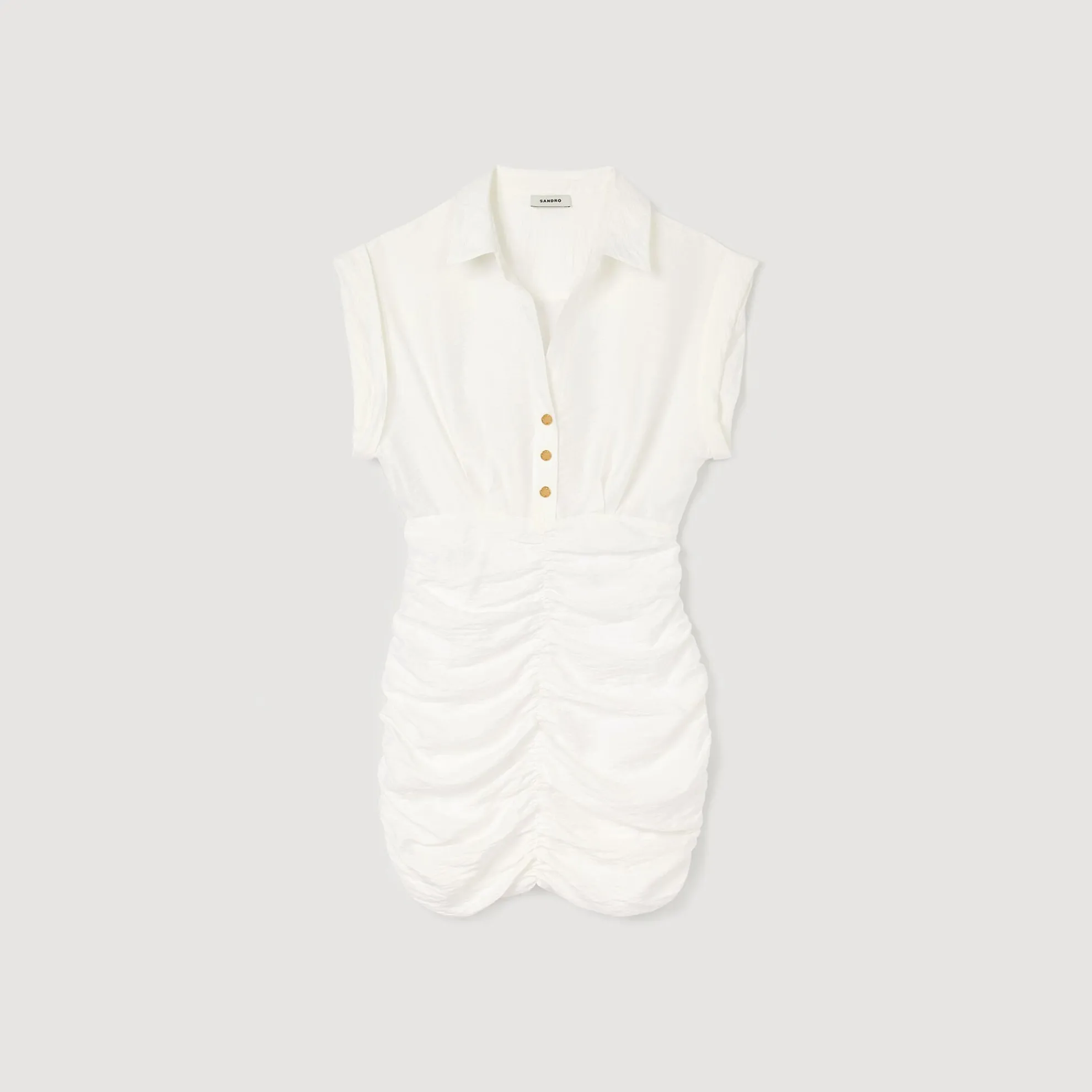 Korte Jurk Gedrapeerd