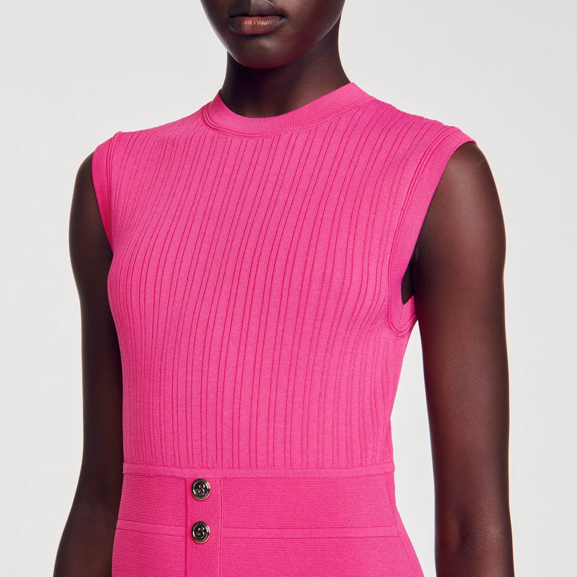 Korte Jurk Met Knopen