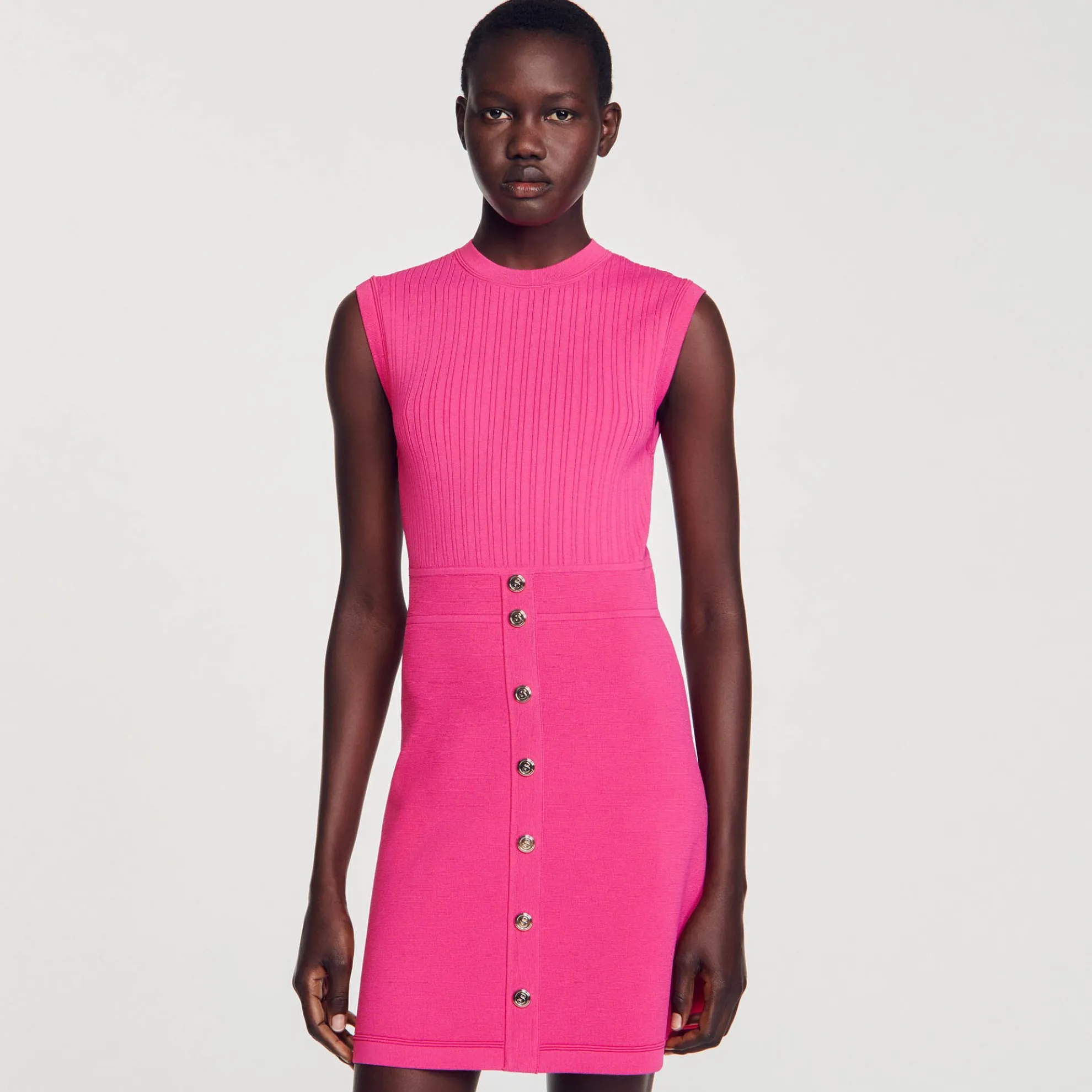 Korte Jurk Met Knopen