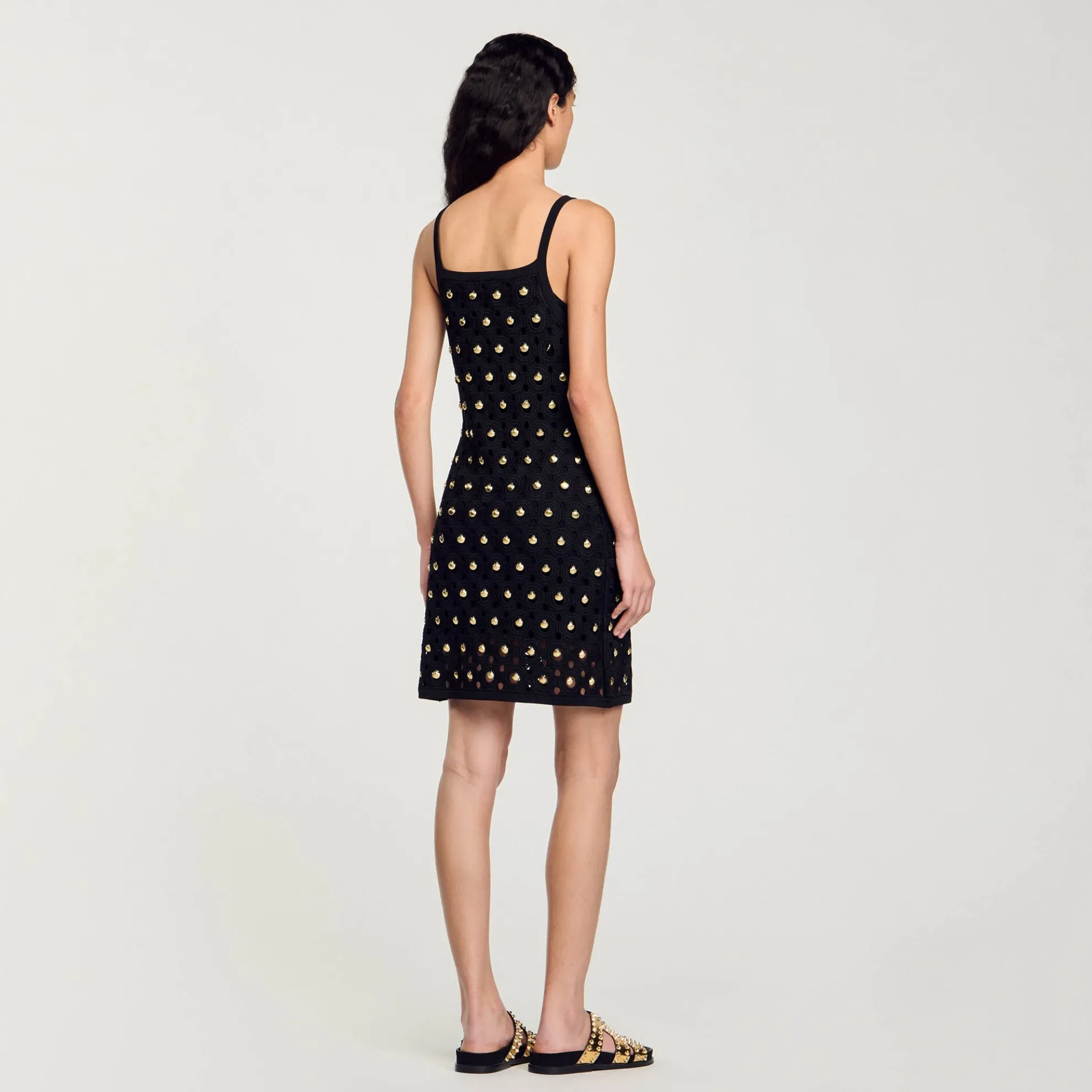 Korte Jurk Met Schelpvormige Kwastjes