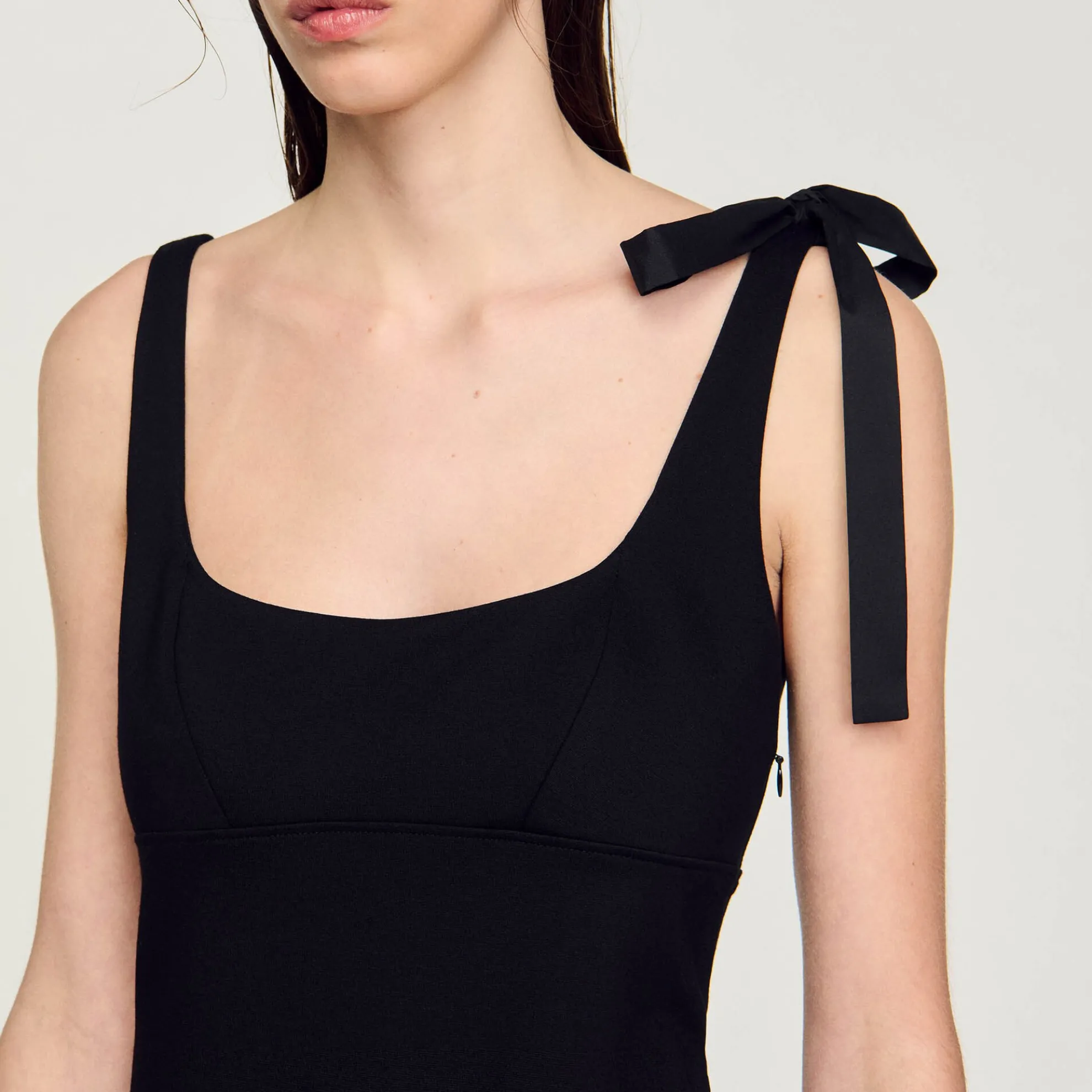 Korte Jurk Van 2 Stoffen