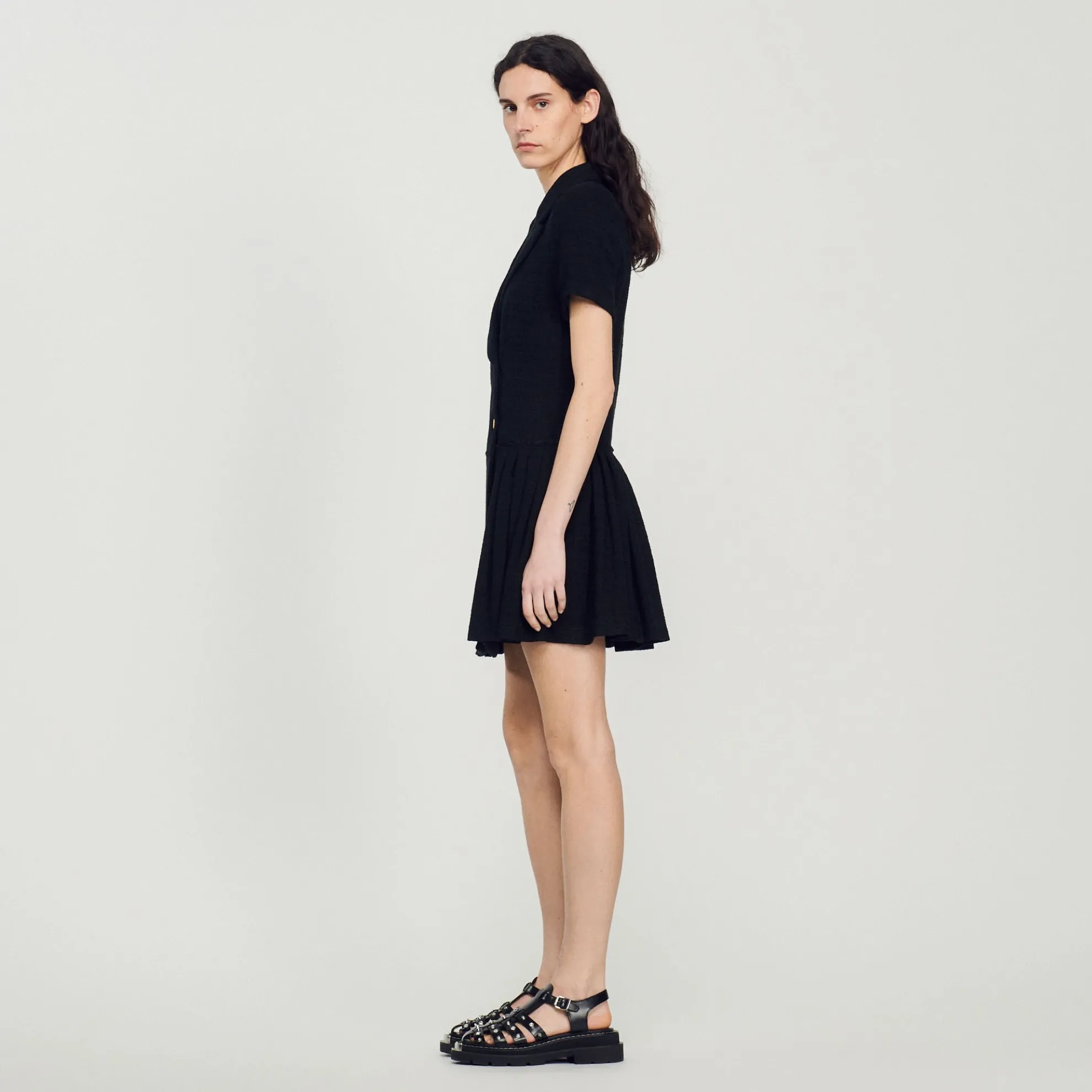 Korte Manteljurk Van Tweed