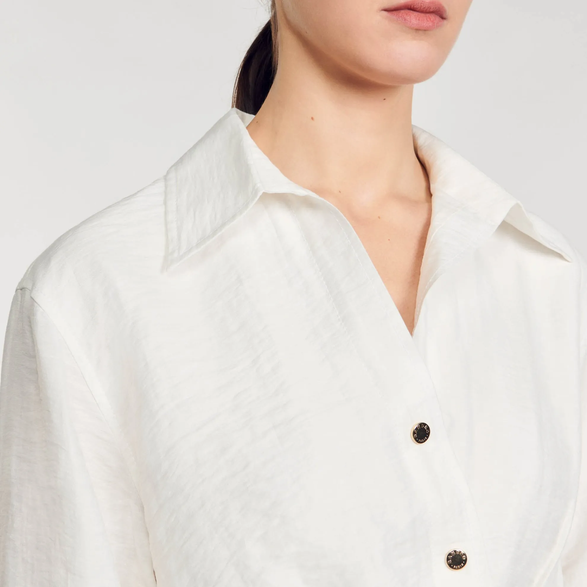 Korte Overhemdblouse