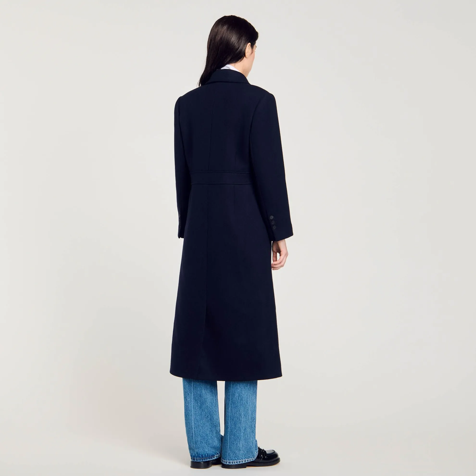 Lange Getailleerde Jas