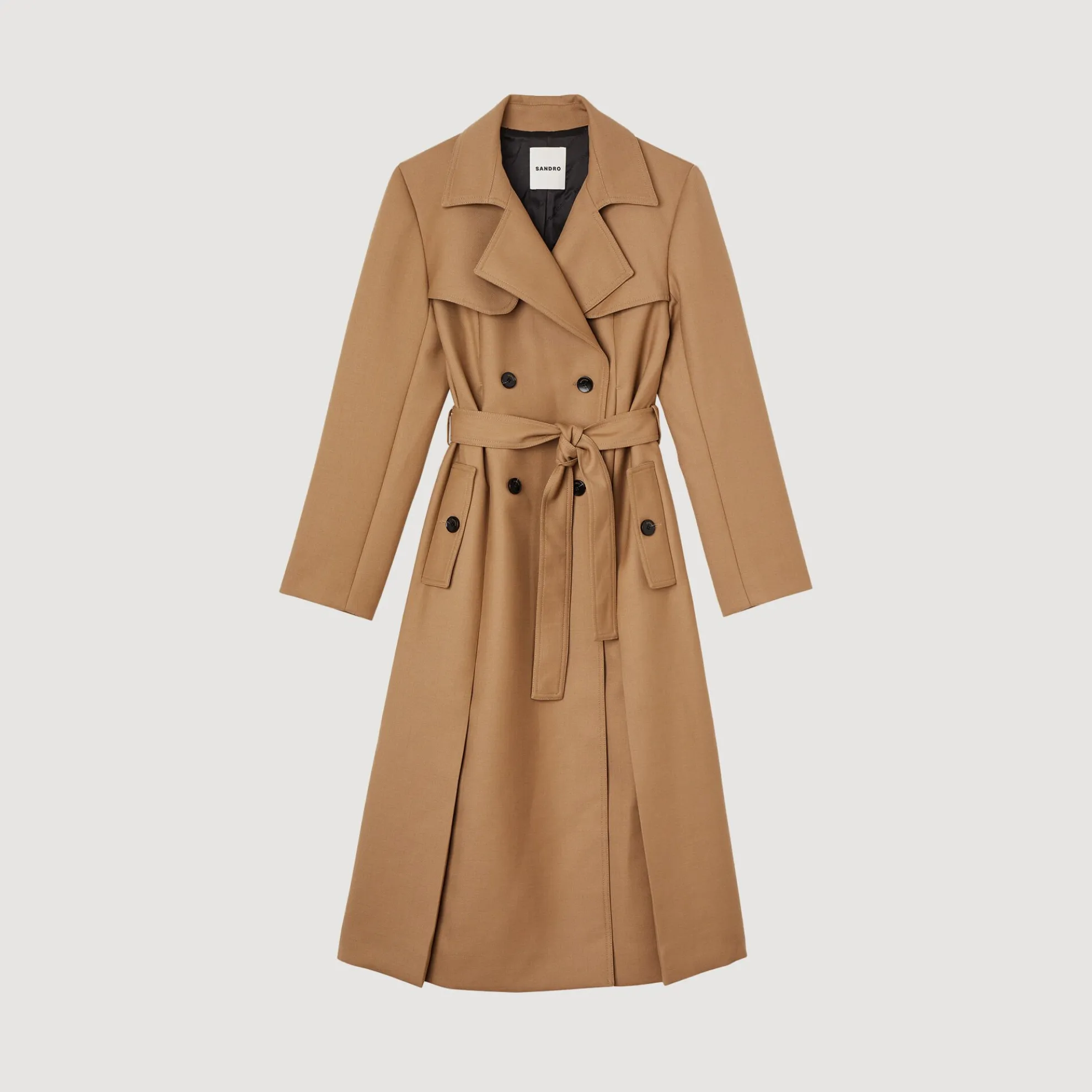 Lange Jas In Trenchcoat-stijl