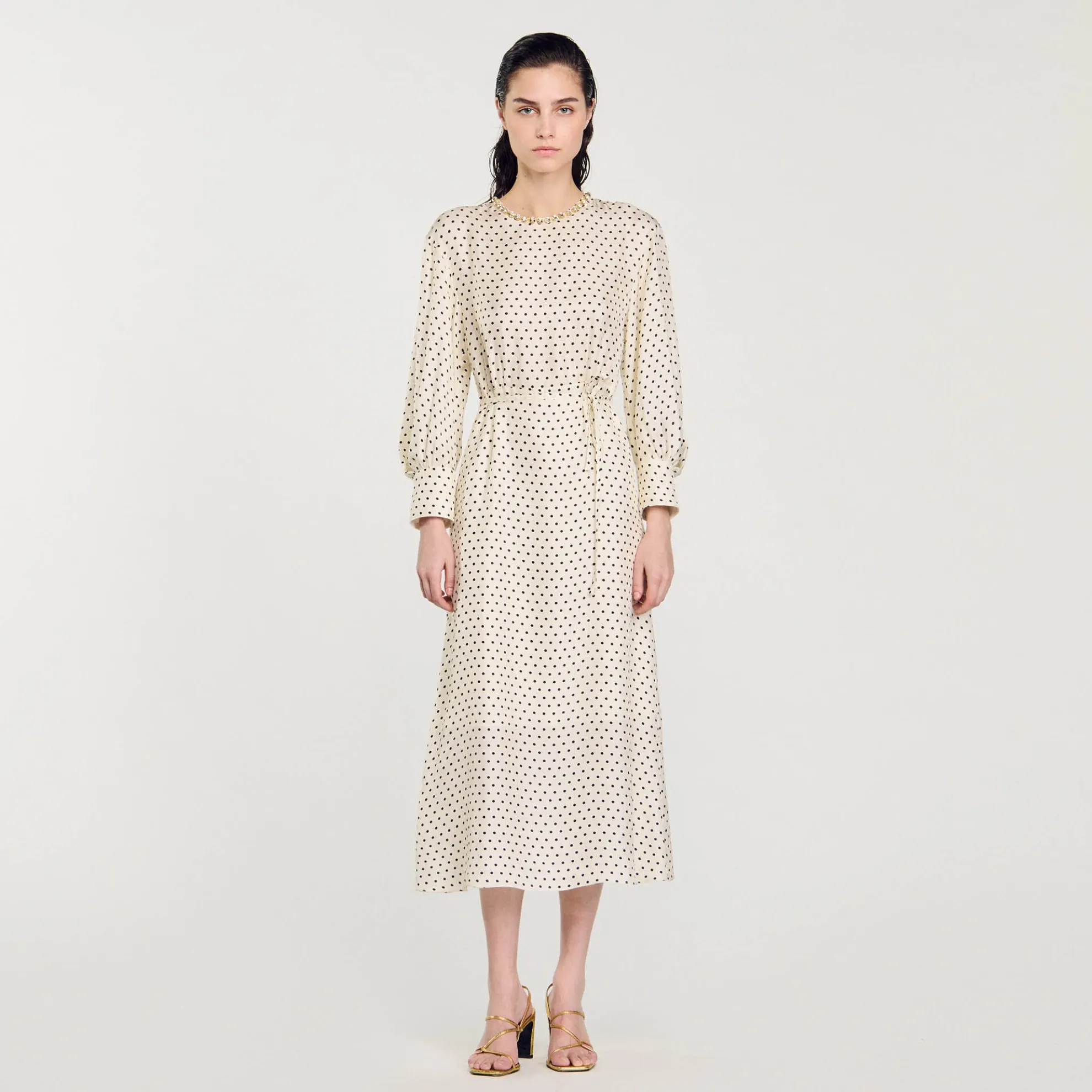 Lange Jurk Met Stippen