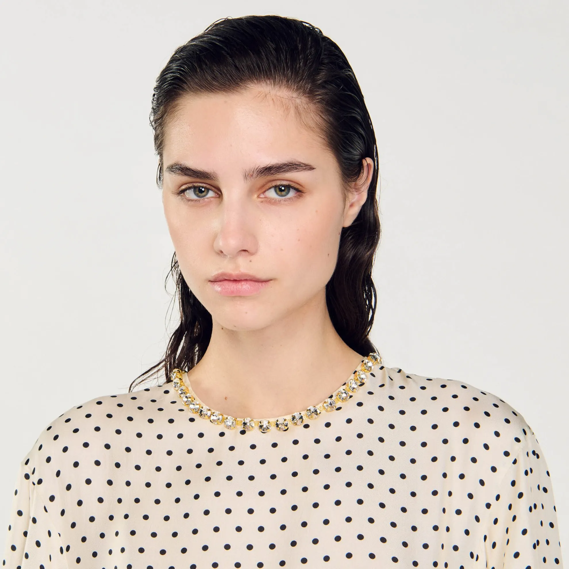 Lange Jurk Met Stippen