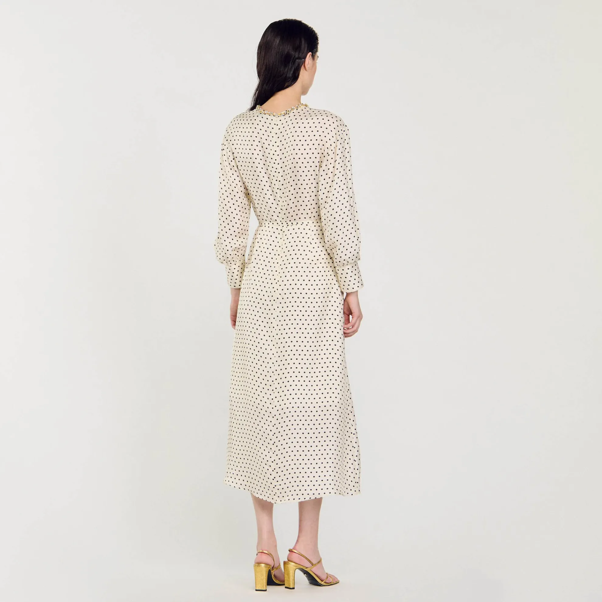 Lange Jurk Met Stippen