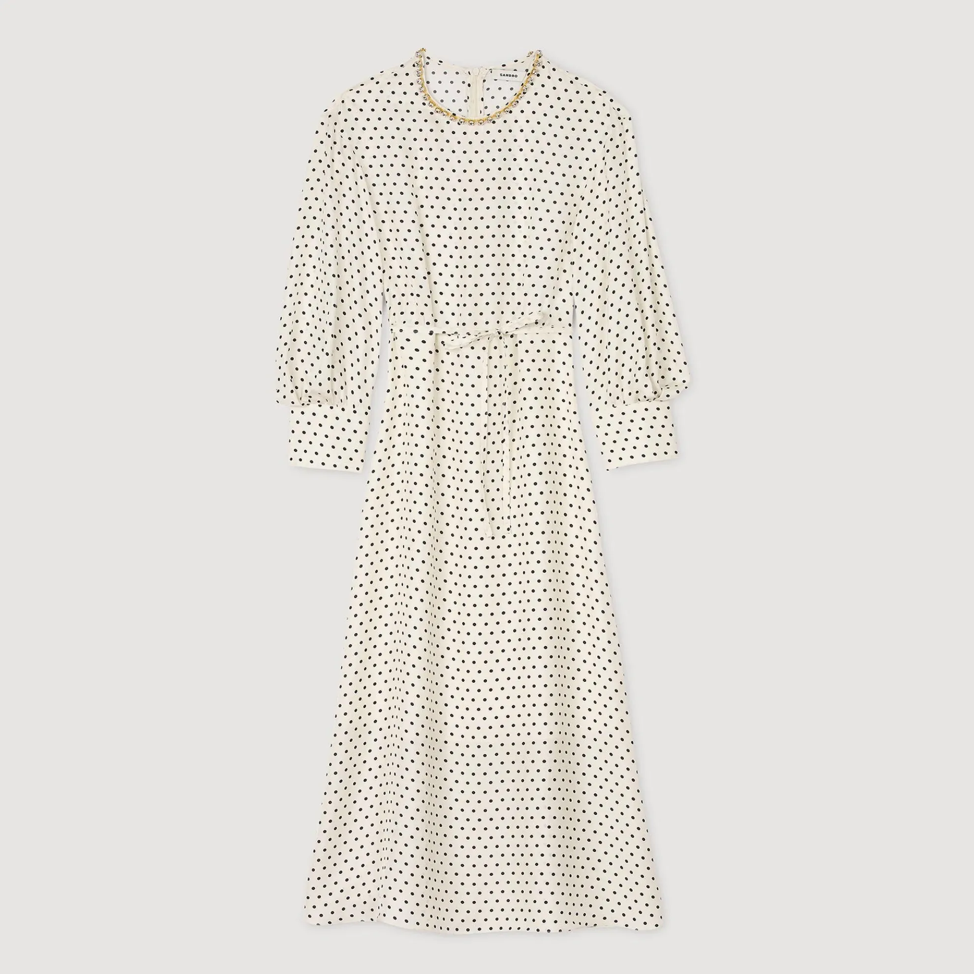 Lange Jurk Met Stippen