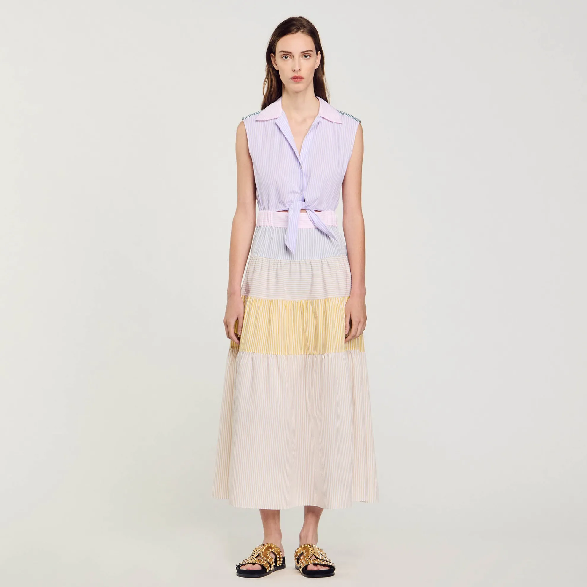 Lange Jurk Patchwork