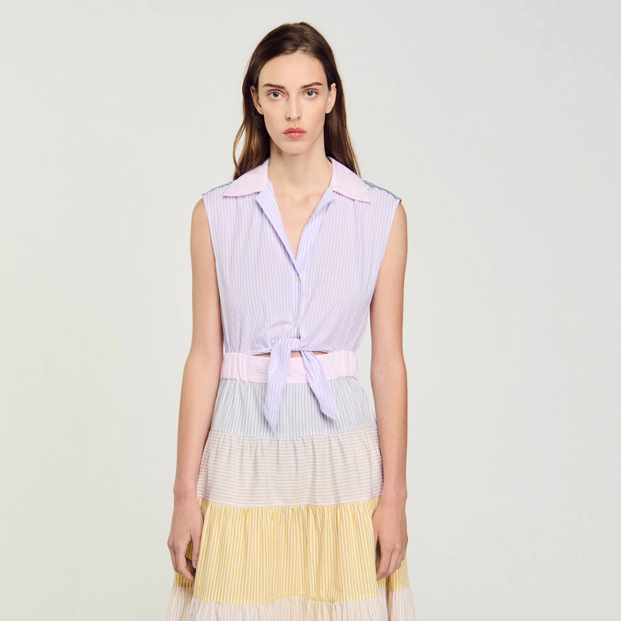 Lange Jurk Patchwork