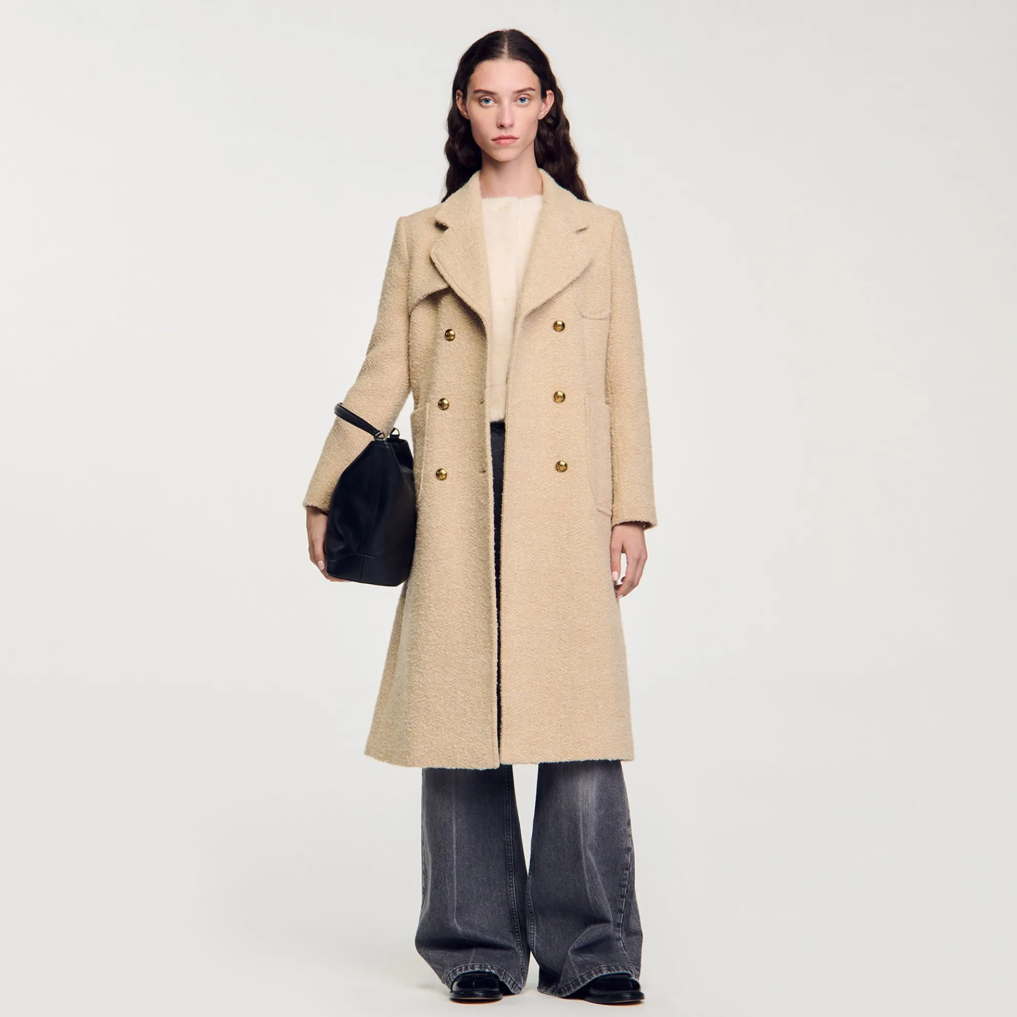 Lange Mantel Double-breasted